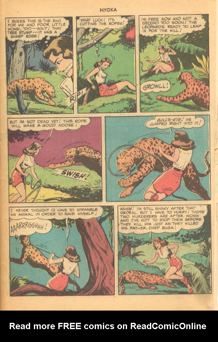 Read online Nyoka the Jungle Girl (1945) comic -  Issue #30 - 45