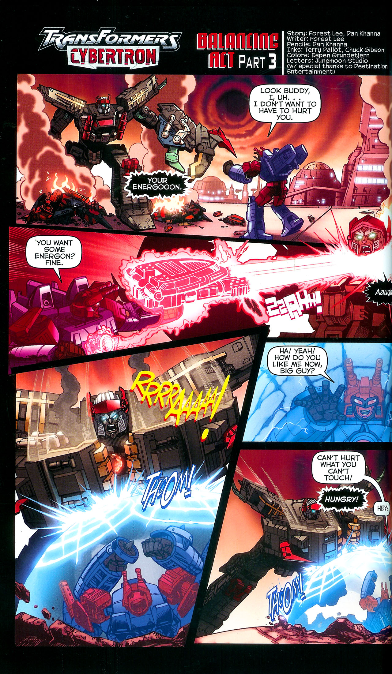 Read online Transformers: Cybertron: Balancing Act comic -  Issue # TPB - 23