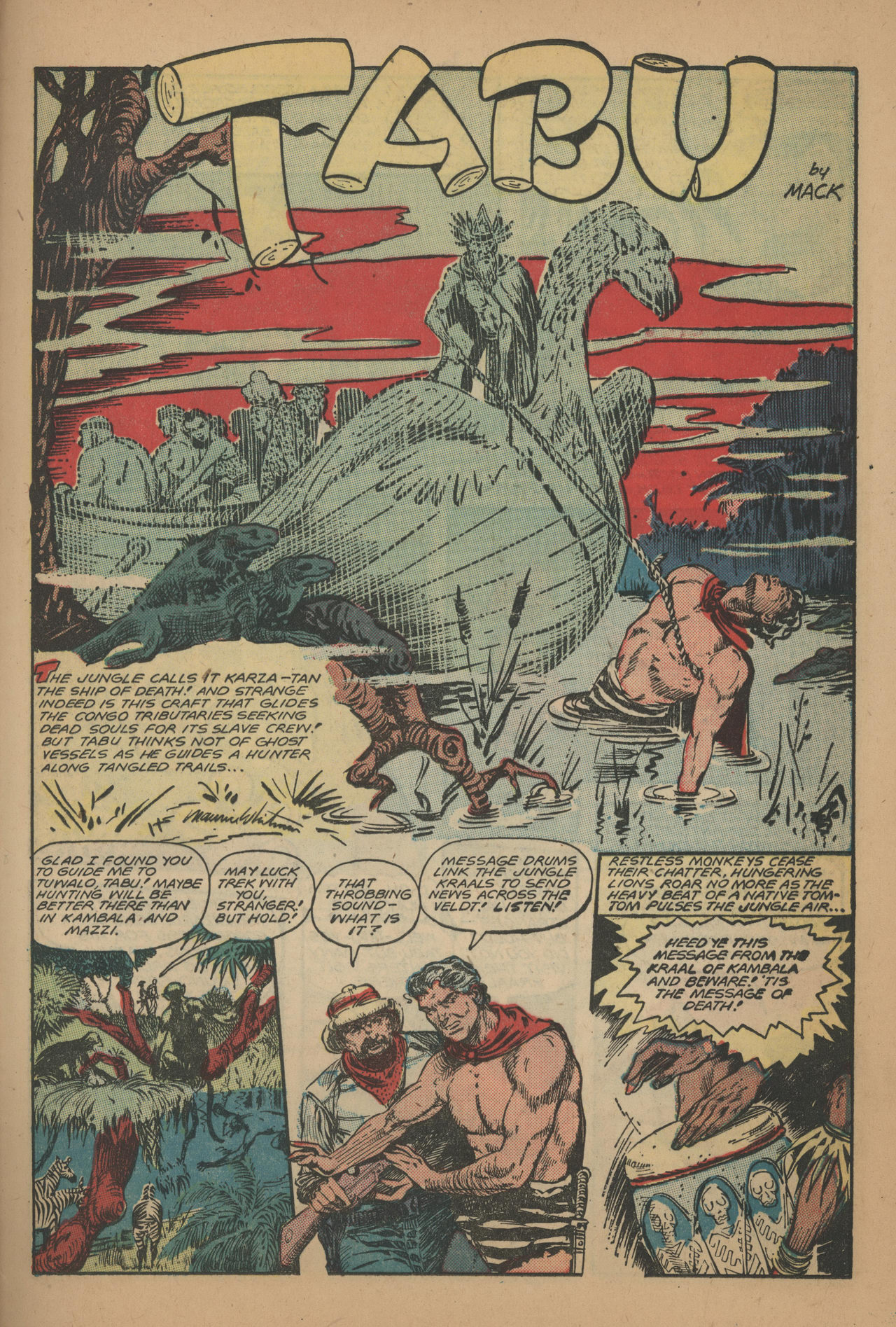 Read online Jungle Comics comic -  Issue #107 - 35