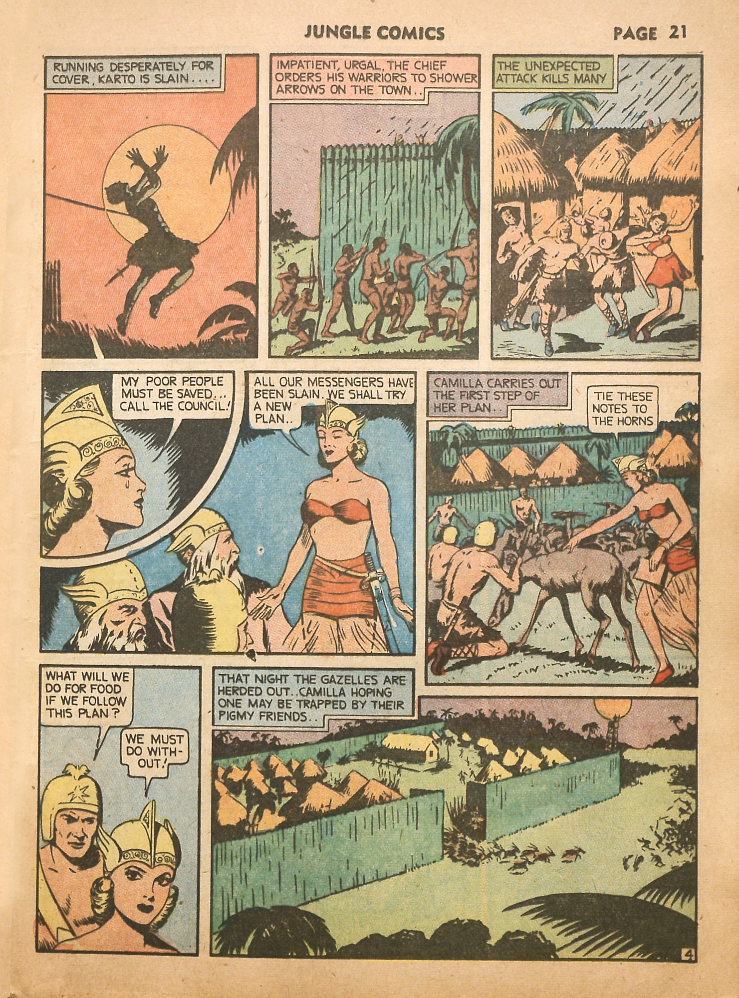 Read online Jungle Comics comic -  Issue #16 - 23