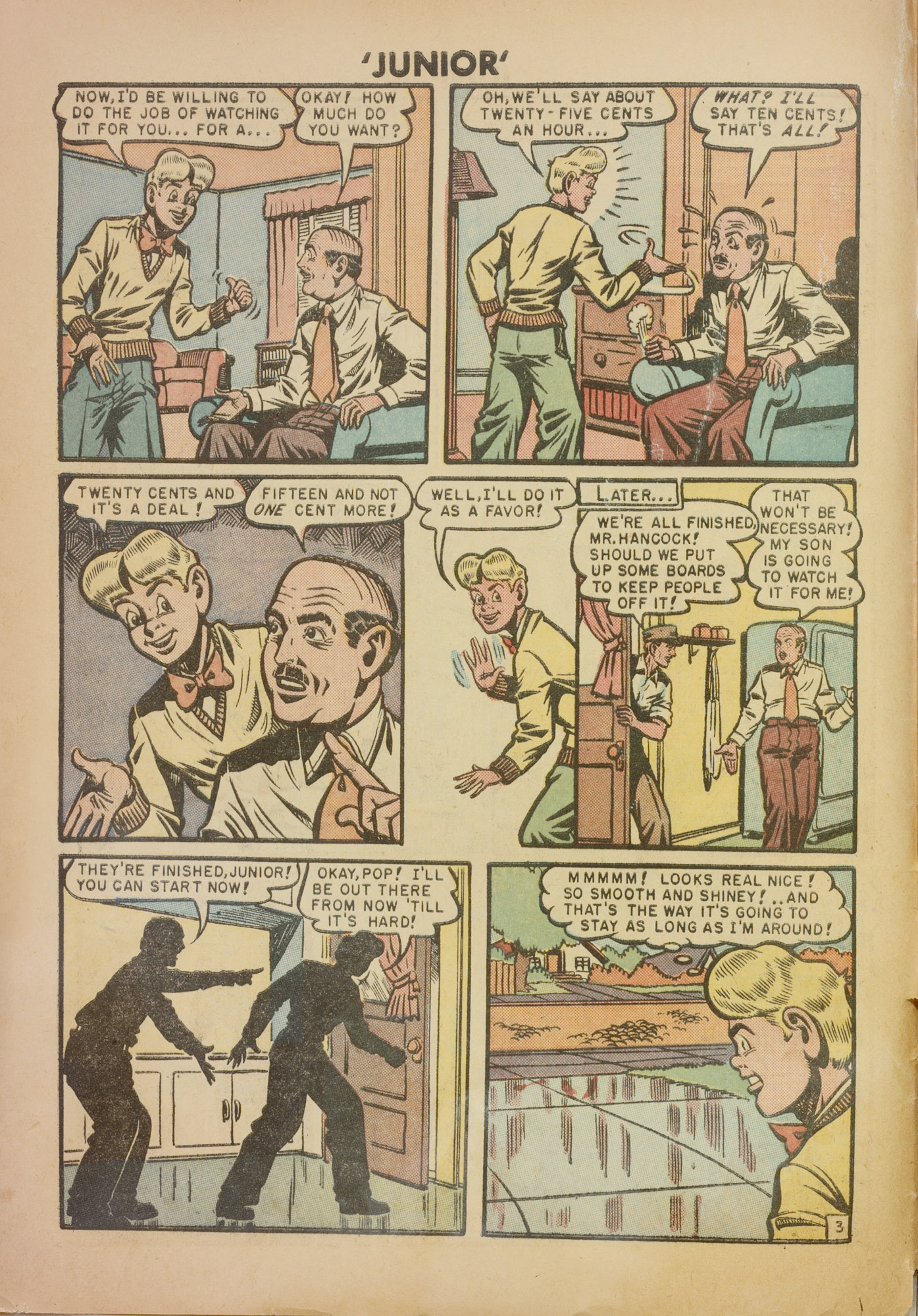 Read online Junior (1947) comic -  Issue #14 - 4