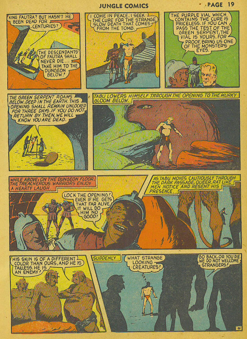 Read online Jungle Comics comic -  Issue #8 - 21