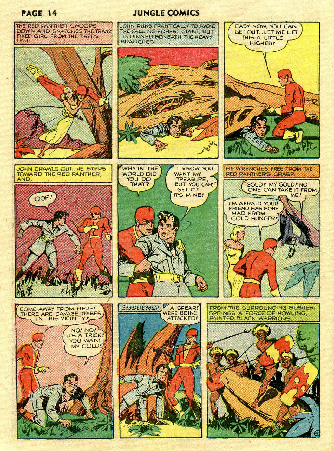 Read online Jungle Comics comic -  Issue #14 - 16