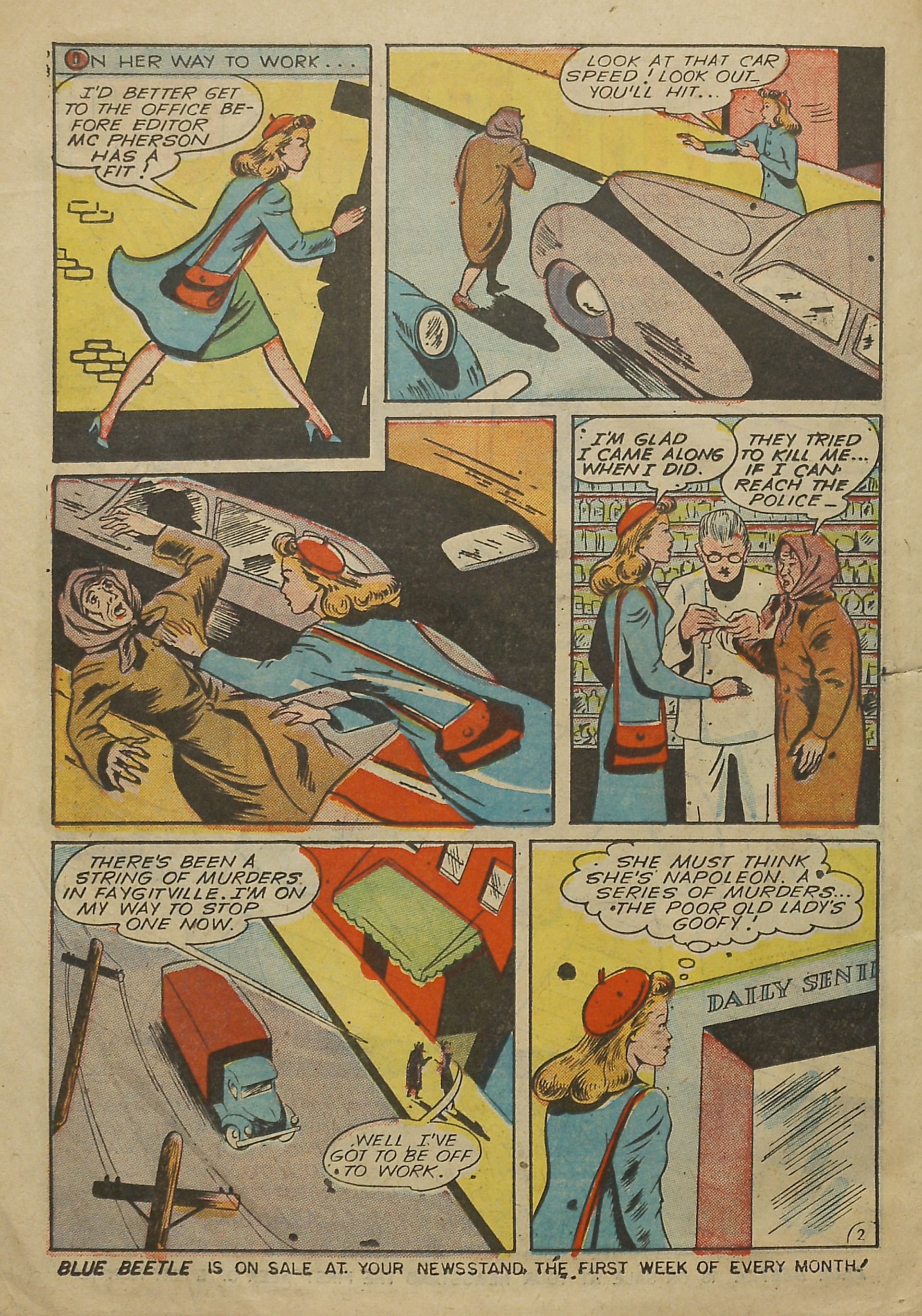 Read online The Blue Beetle comic -  Issue #45 - 28