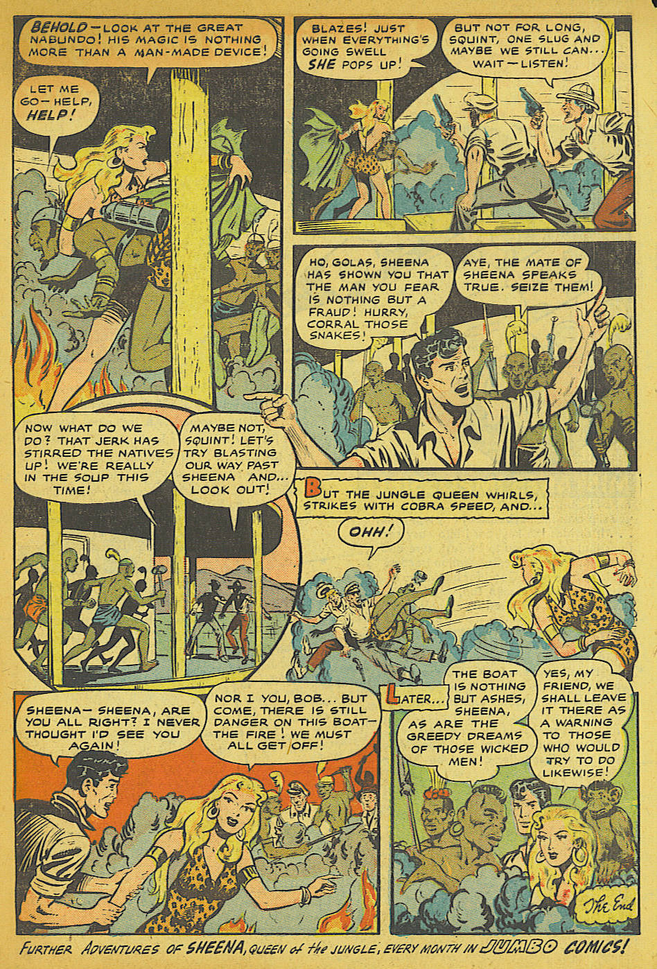 Read online Sheena, Queen of the Jungle (1942) comic -  Issue #10 - 33