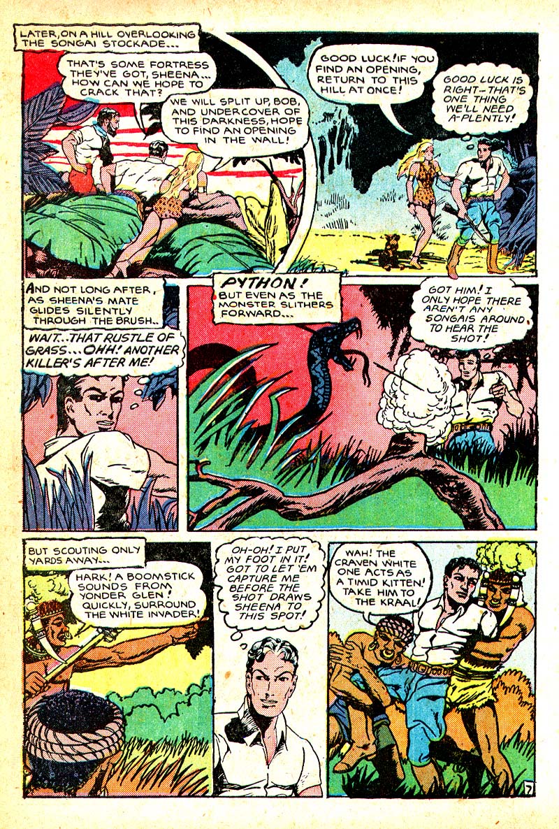 Read online Sheena, Queen of the Jungle (1942) comic -  Issue #8 - 31