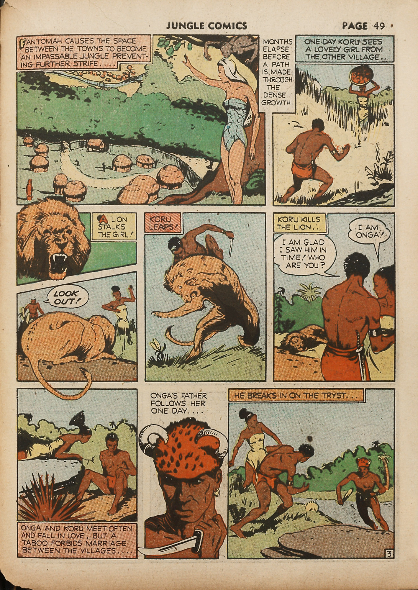 Read online Jungle Comics comic -  Issue #18 - 51