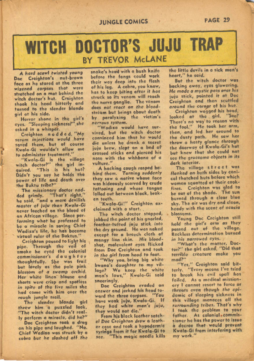 Read online Jungle Comics comic -  Issue #38 - 30