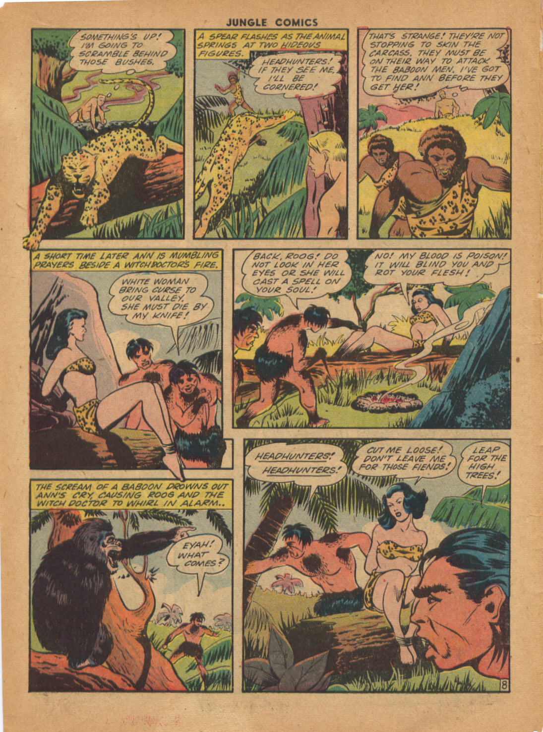 Read online Jungle Comics comic -  Issue #44 - 10
