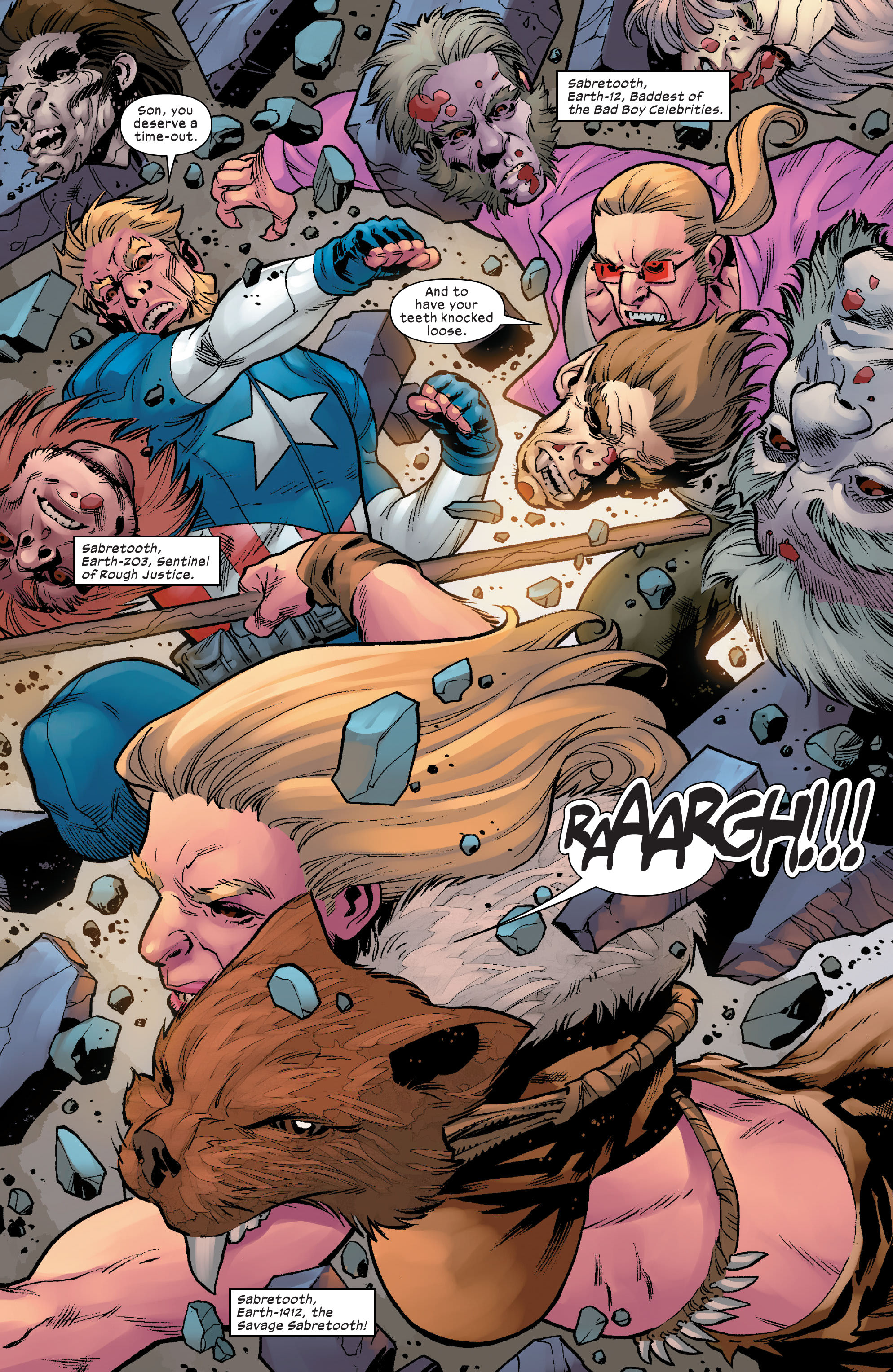 Read online Sabretooth & The Exiles comic -  Issue #5 - 5