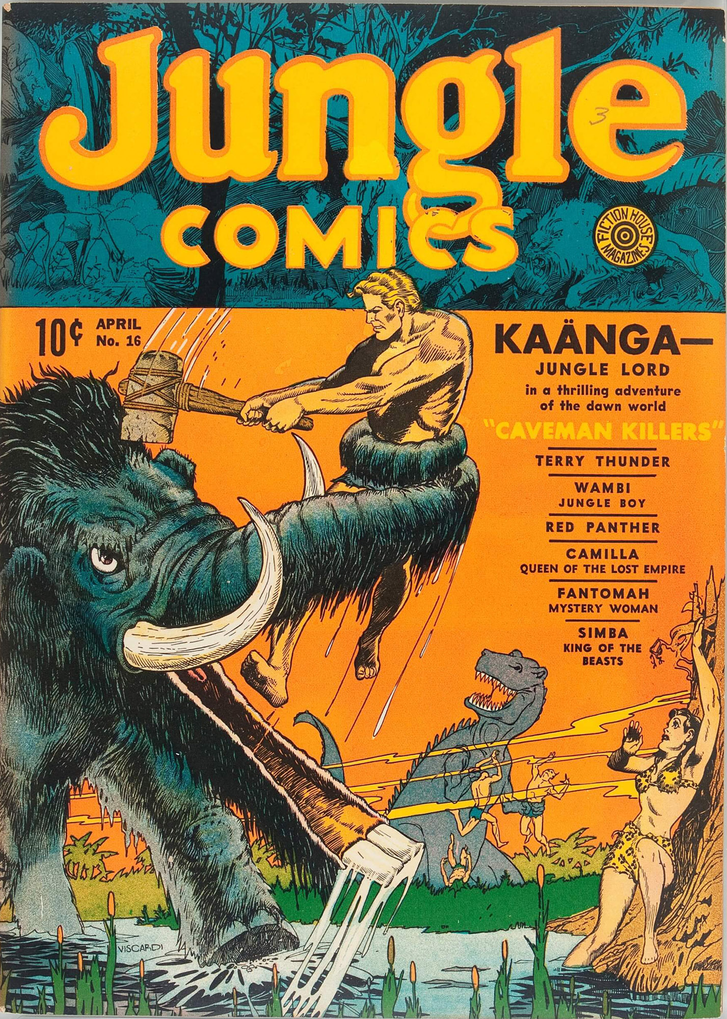Read online Jungle Comics comic -  Issue #16 - 1