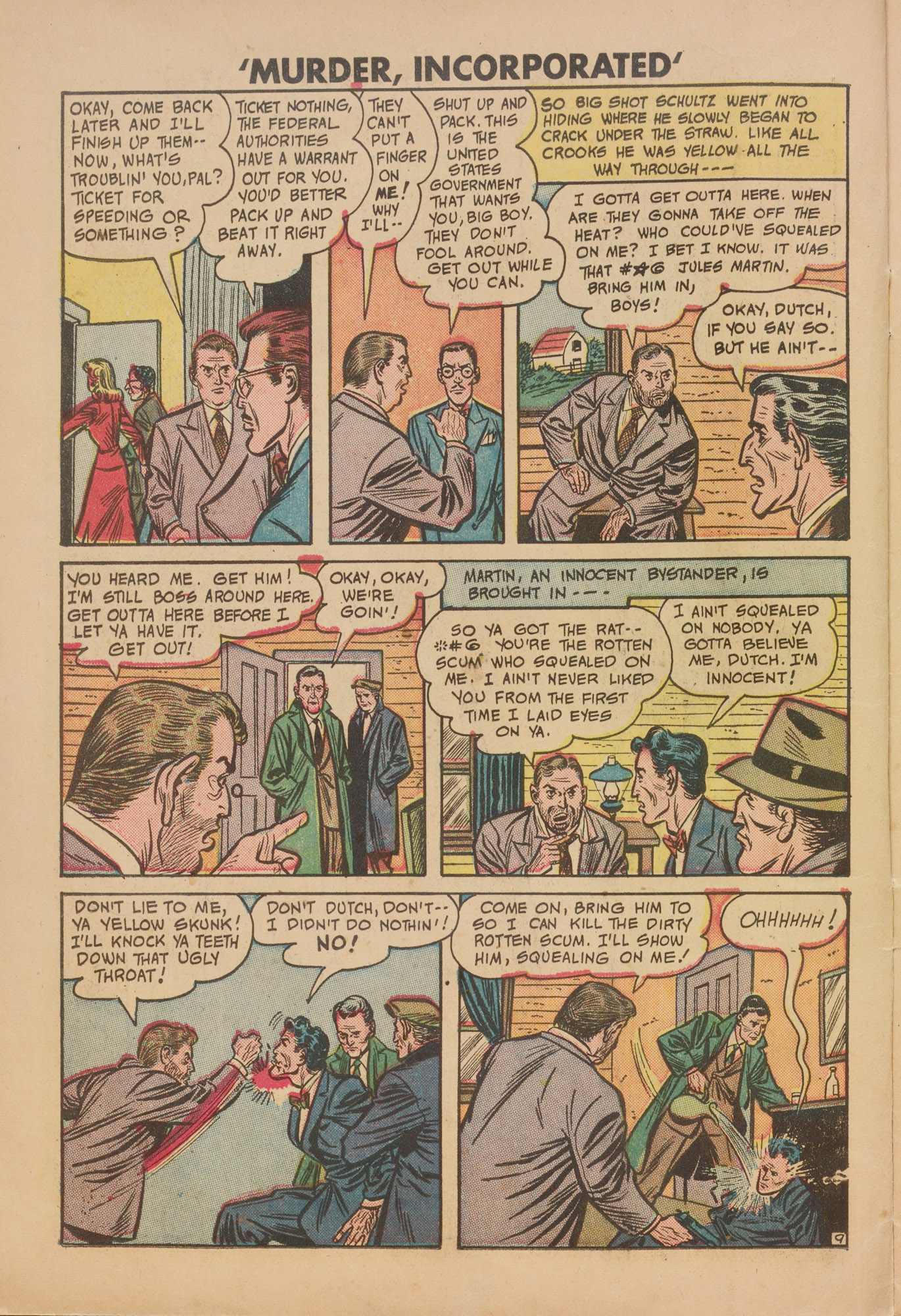 Read online Murder Incorporated (1948) comic -  Issue #3 - 10
