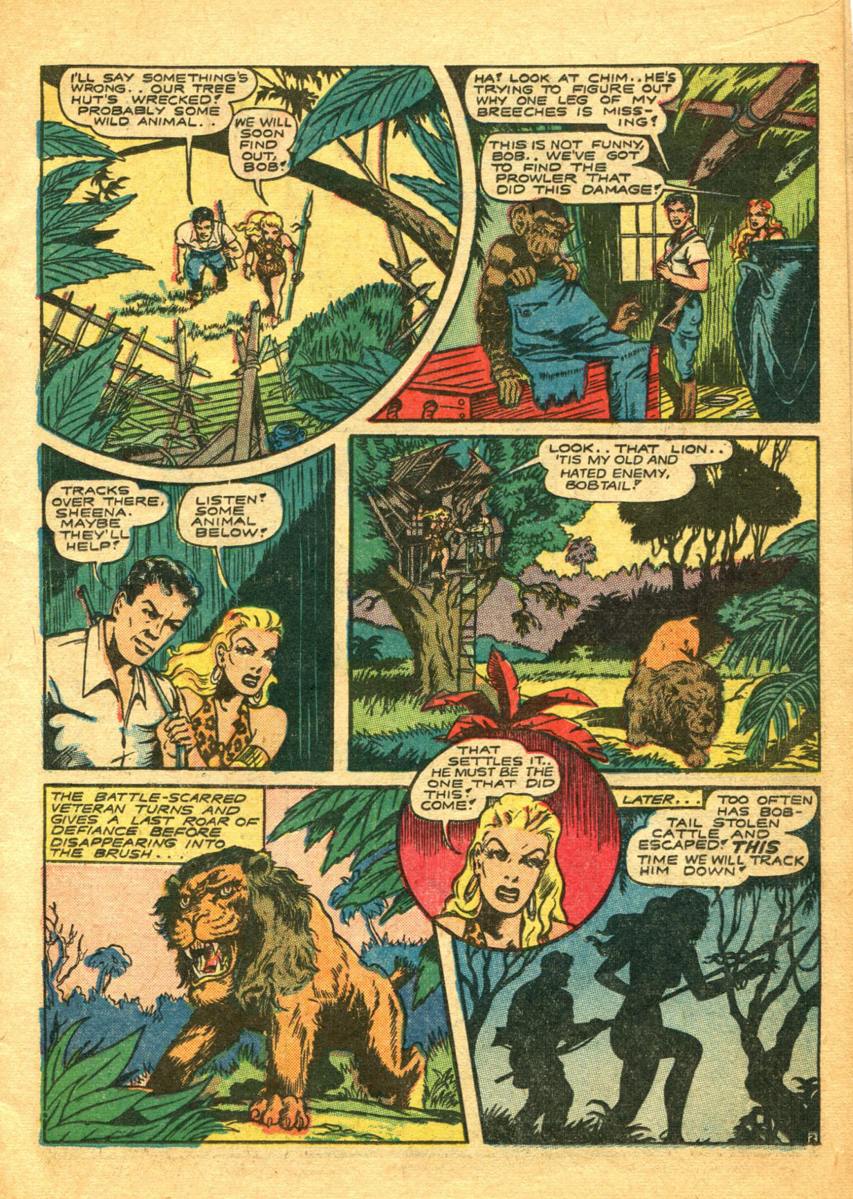Read online Sheena, Queen of the Jungle (1942) comic -  Issue #5 - 15