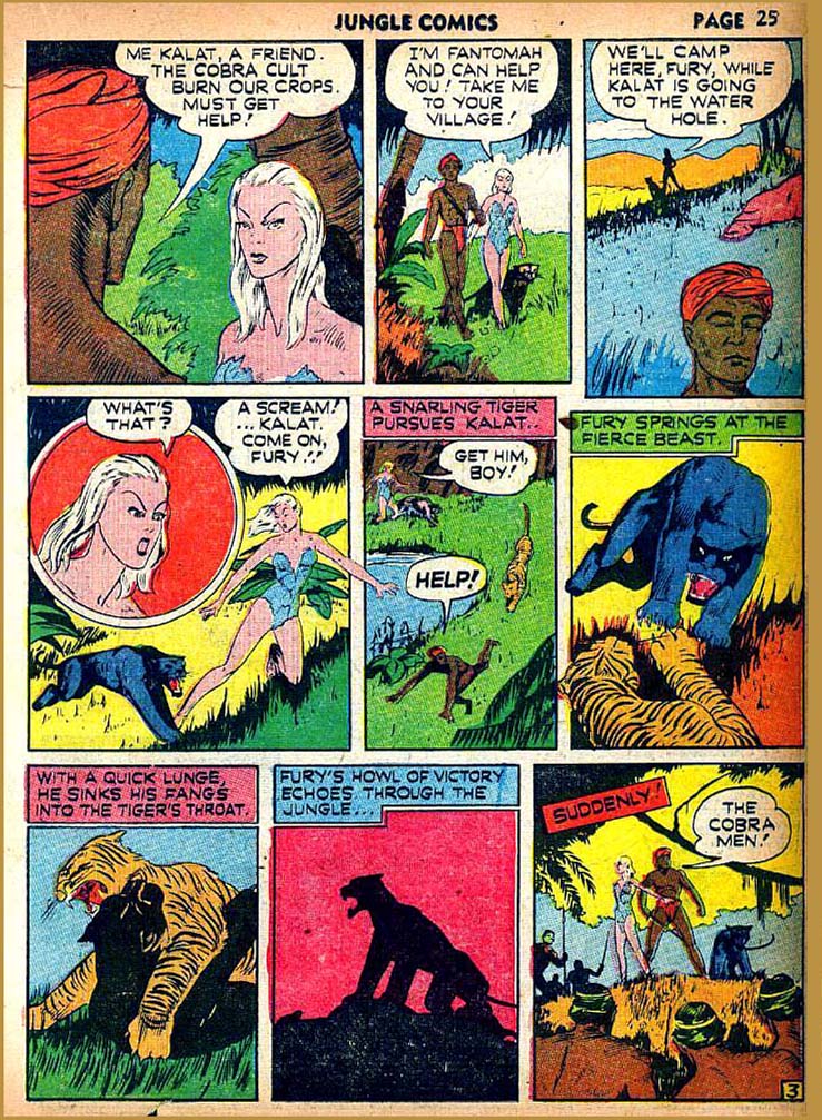 Read online Jungle Comics comic -  Issue #21 - 27