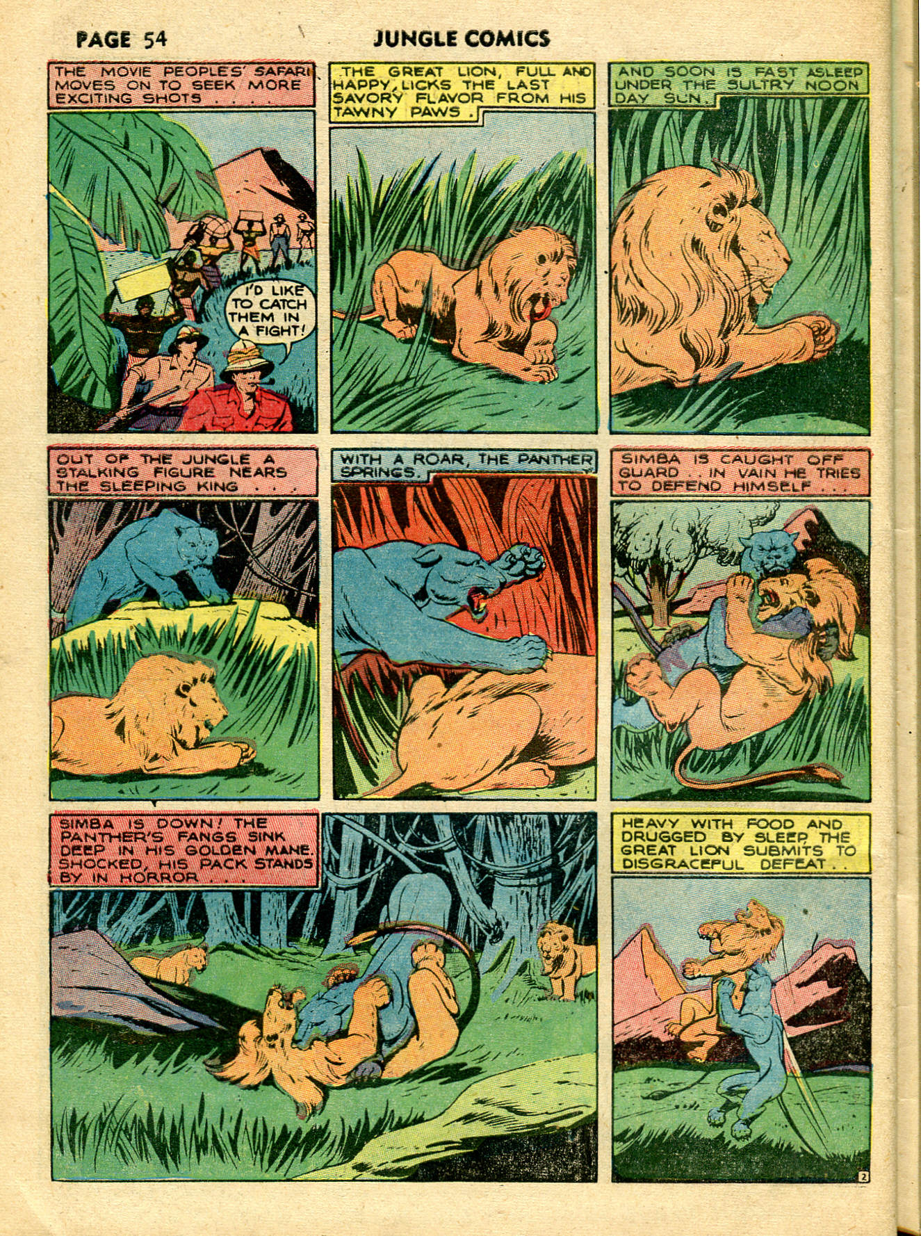 Read online Jungle Comics comic -  Issue #15 - 57