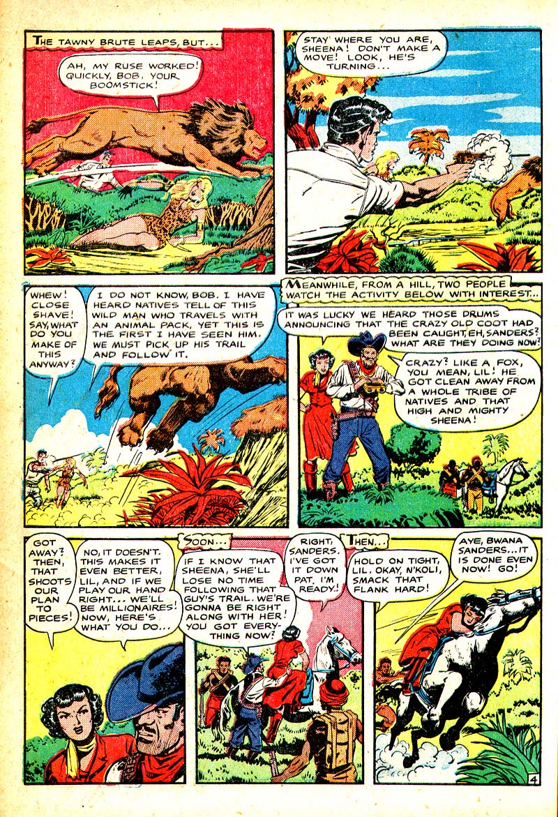 Read online Sheena, Queen of the Jungle (1942) comic -  Issue #8 - 7