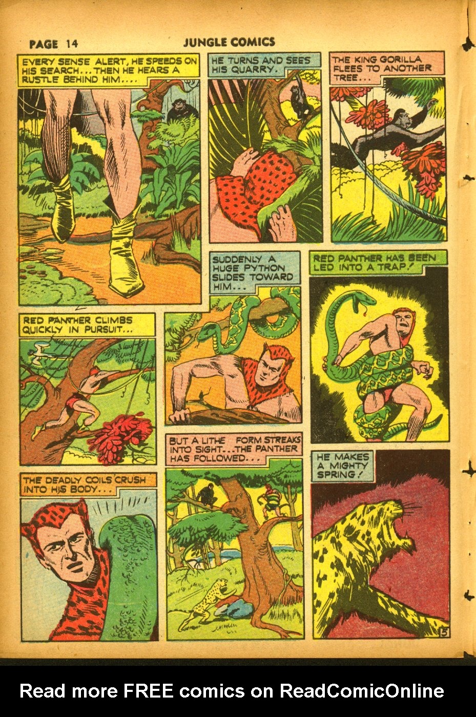 Read online Jungle Comics comic -  Issue #19 - 16