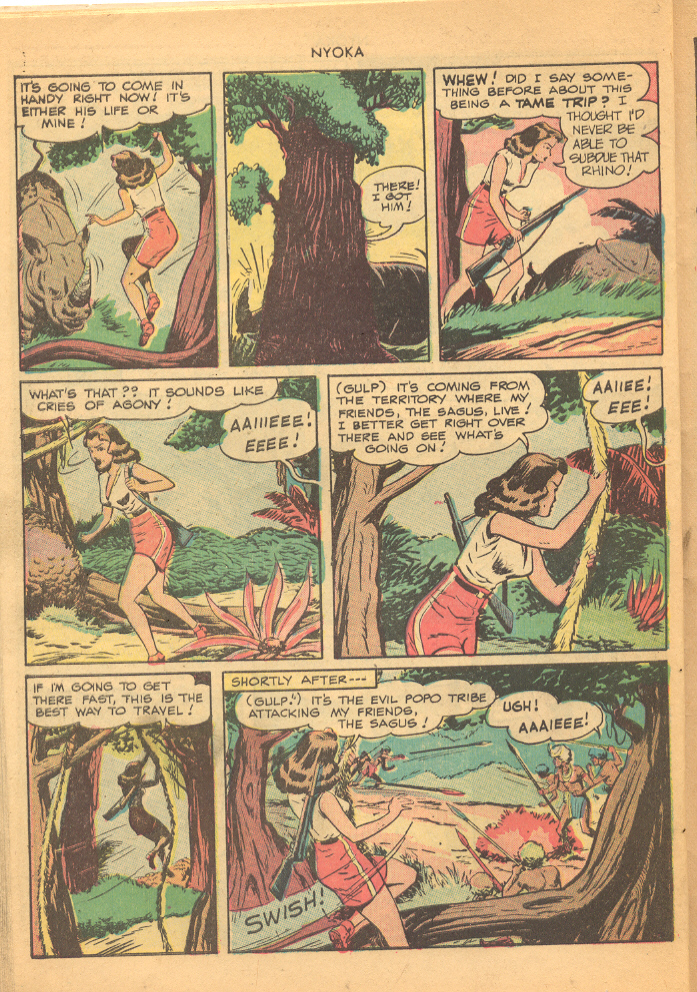 Read online Nyoka the Jungle Girl (1945) comic -  Issue #30 - 34