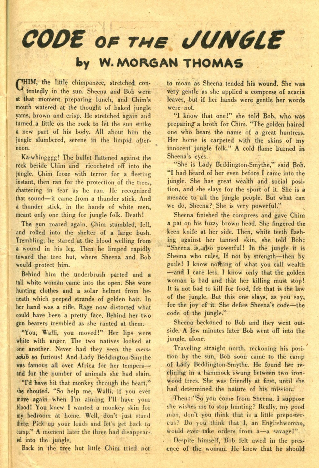 Read online Sheena, Queen of the Jungle (1942) comic -  Issue #6 - 37