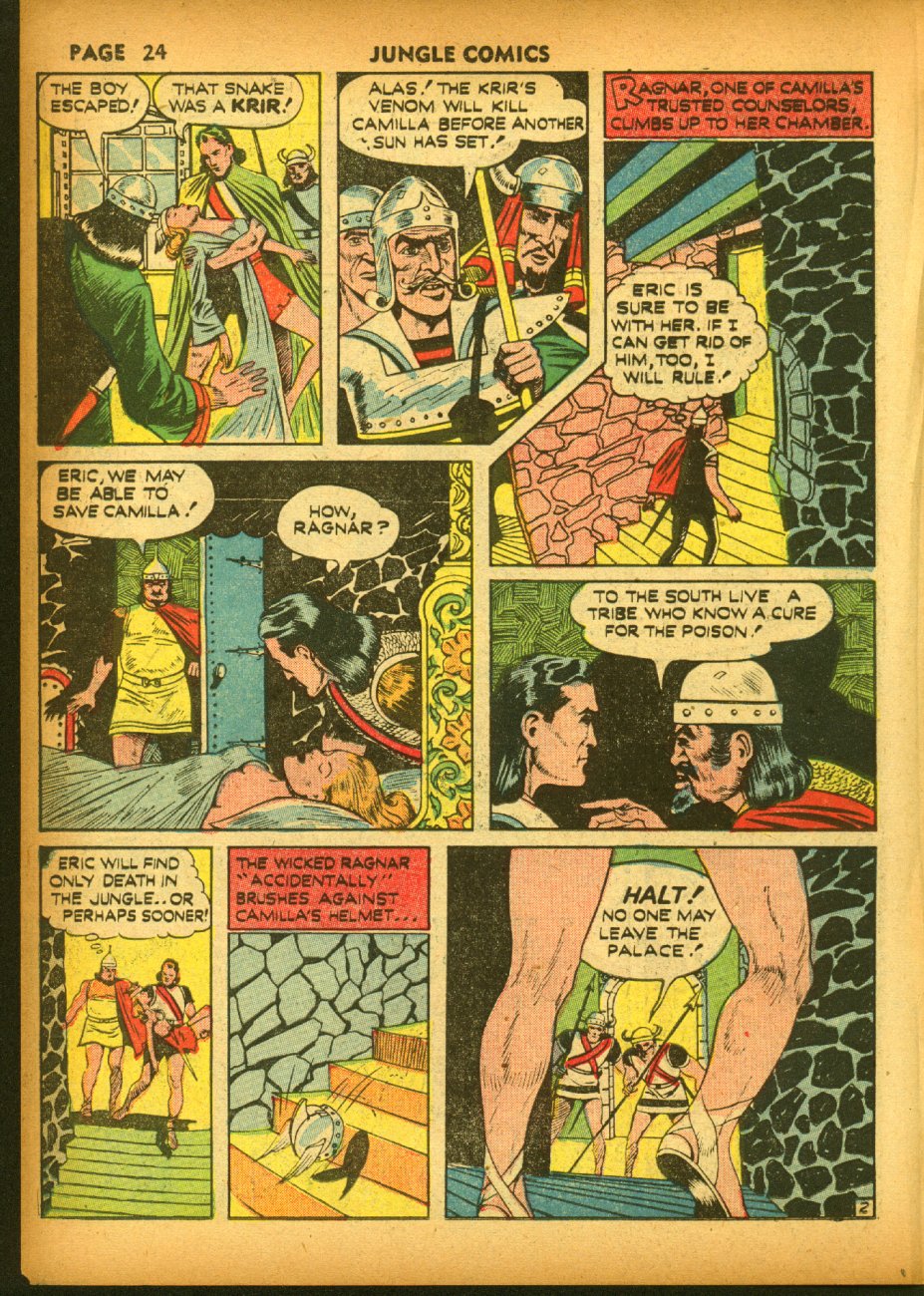 Read online Jungle Comics comic -  Issue #20 - 26