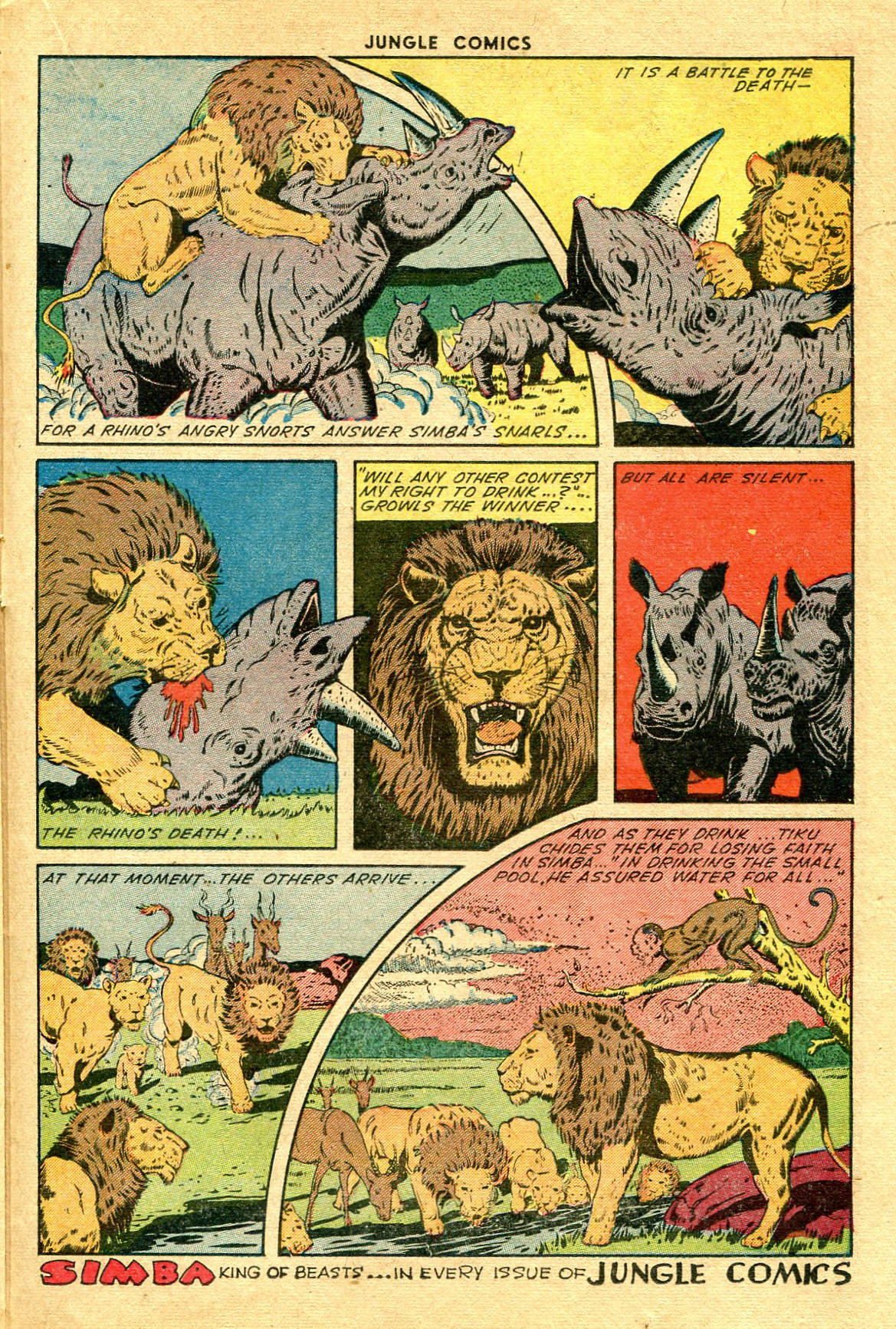 Read online Jungle Comics comic -  Issue #59 - 34