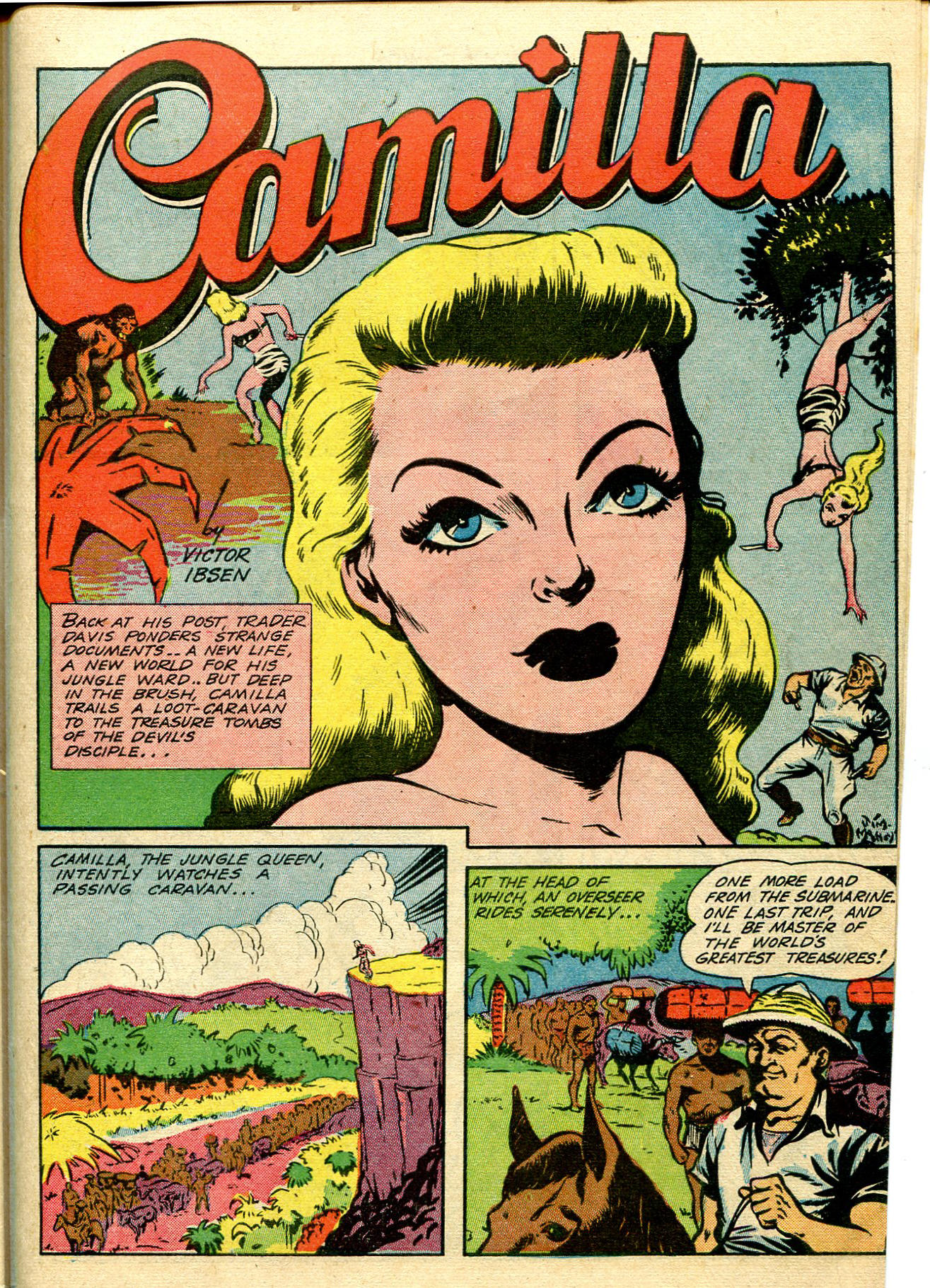 Read online Jungle Comics comic -  Issue #45 - 49