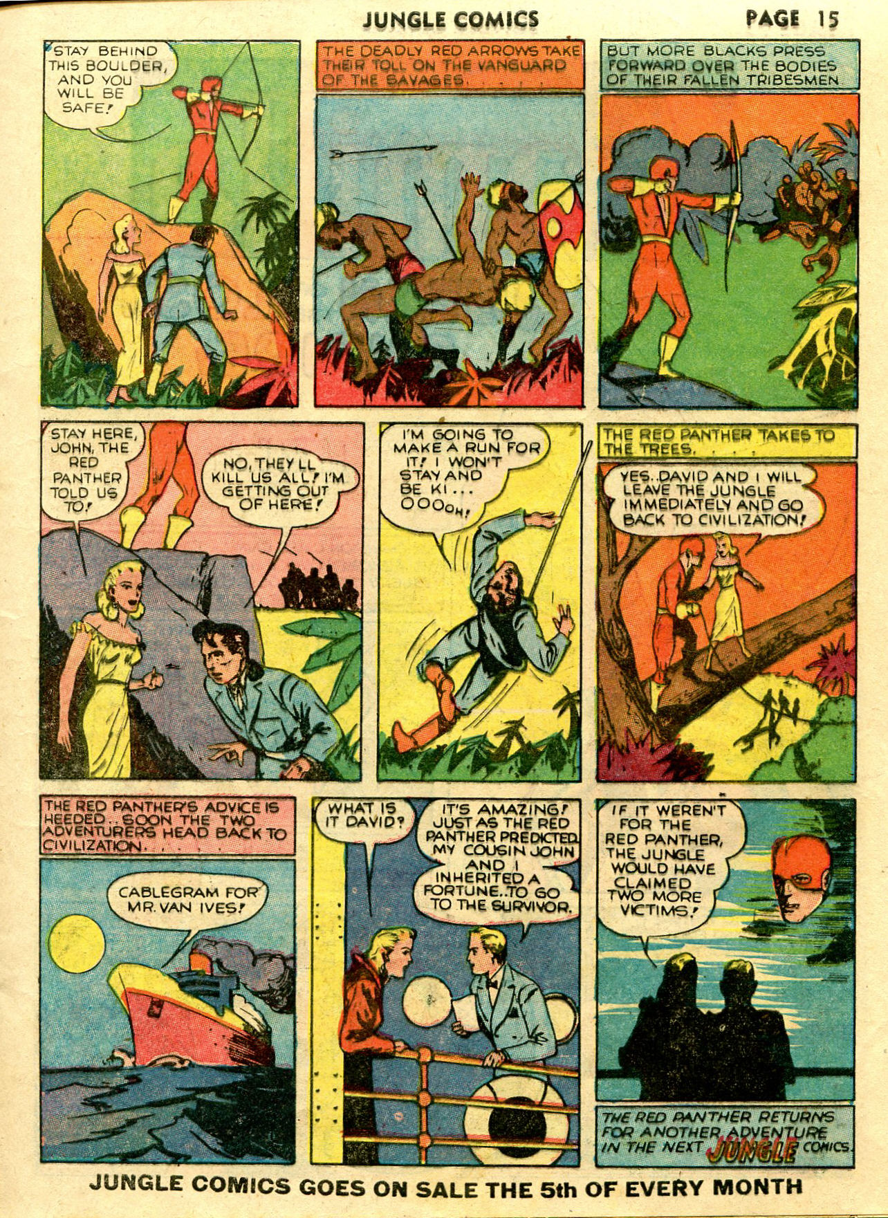 Read online Jungle Comics comic -  Issue #14 - 17
