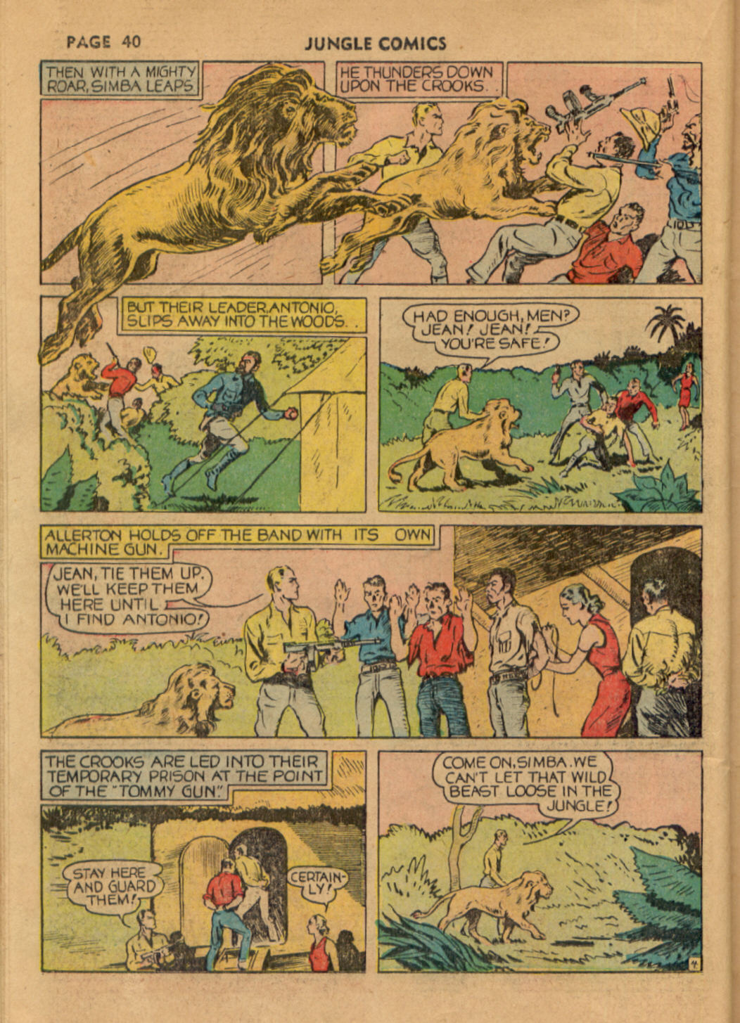 Read online Jungle Comics comic -  Issue #9 - 40