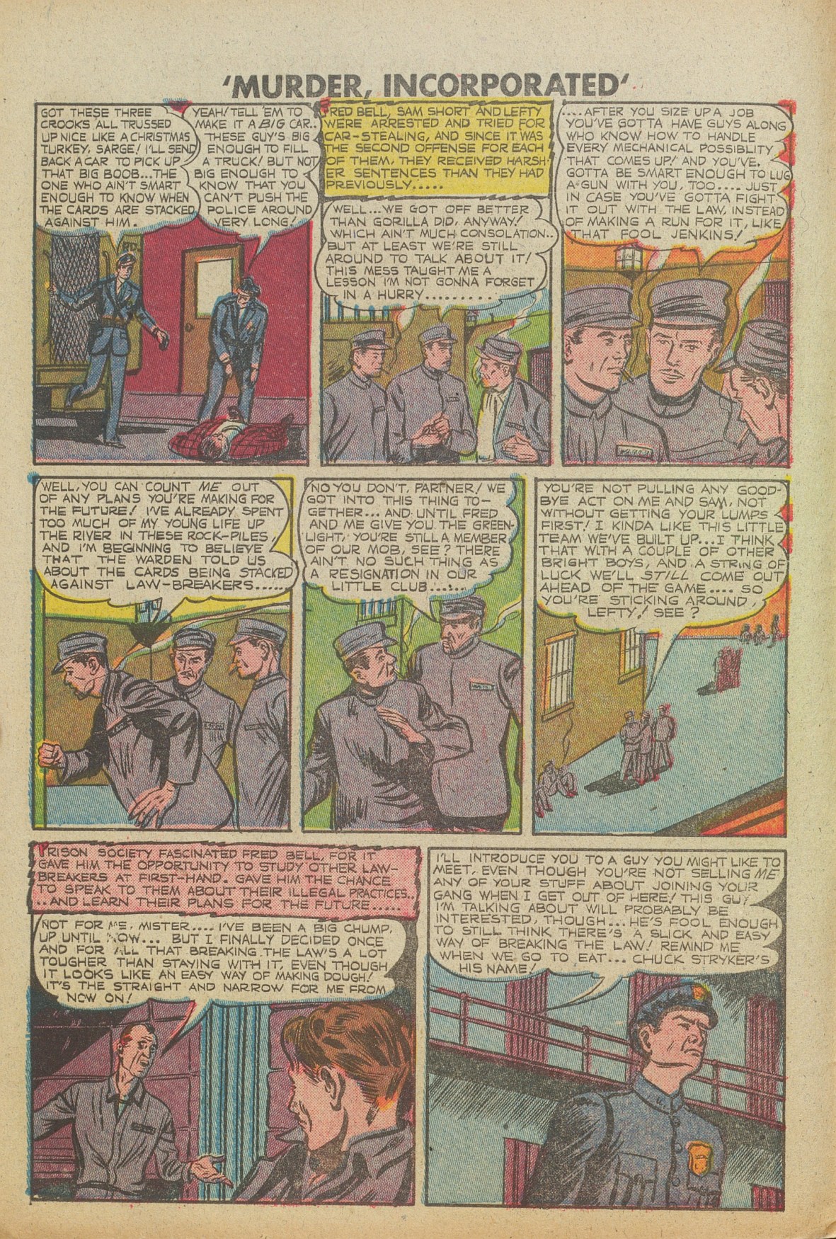 Read online Murder Incorporated (1948) comic -  Issue #9a - 8