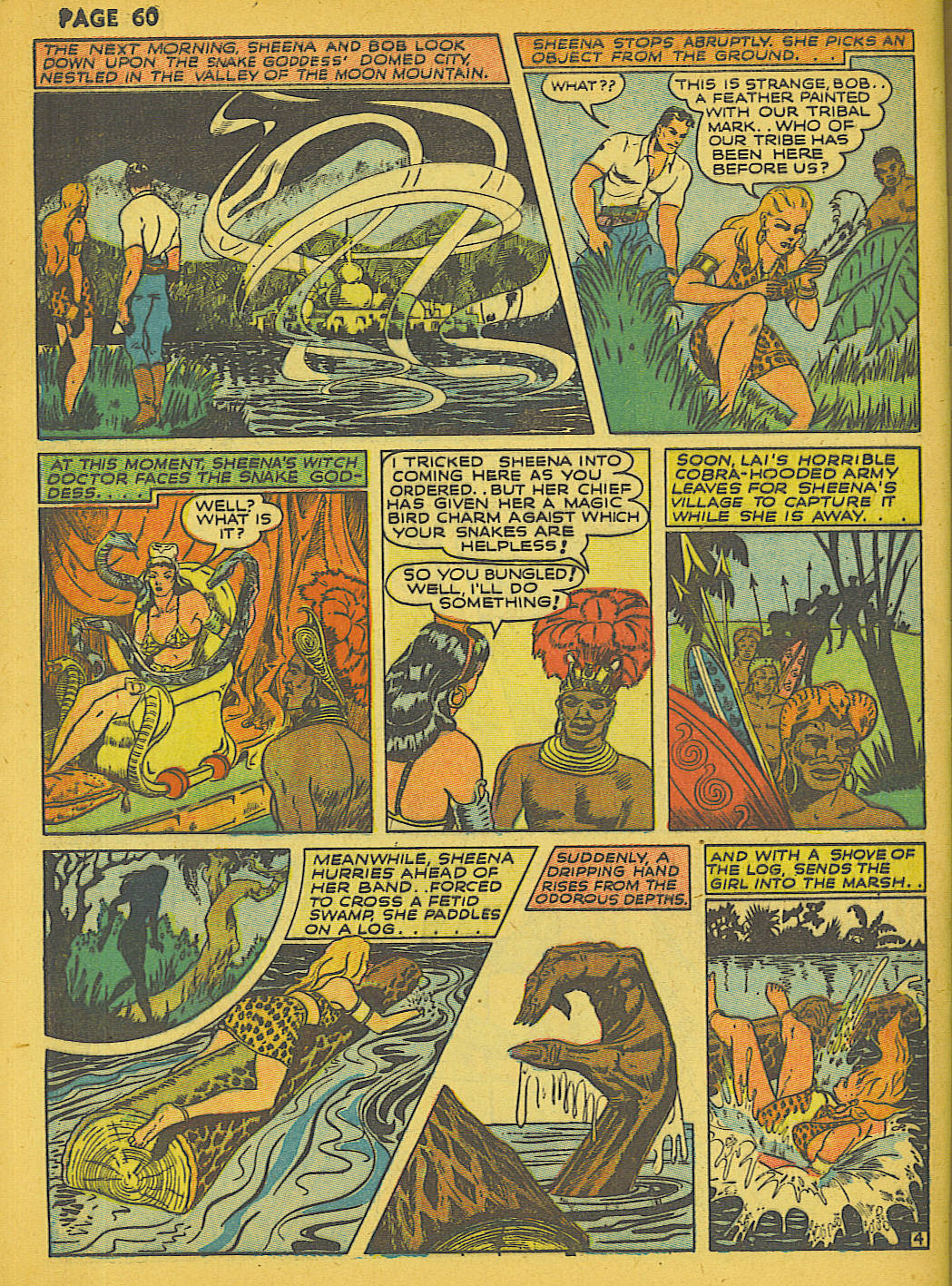 Read online Sheena, Queen of the Jungle (1942) comic -  Issue #1 - 59