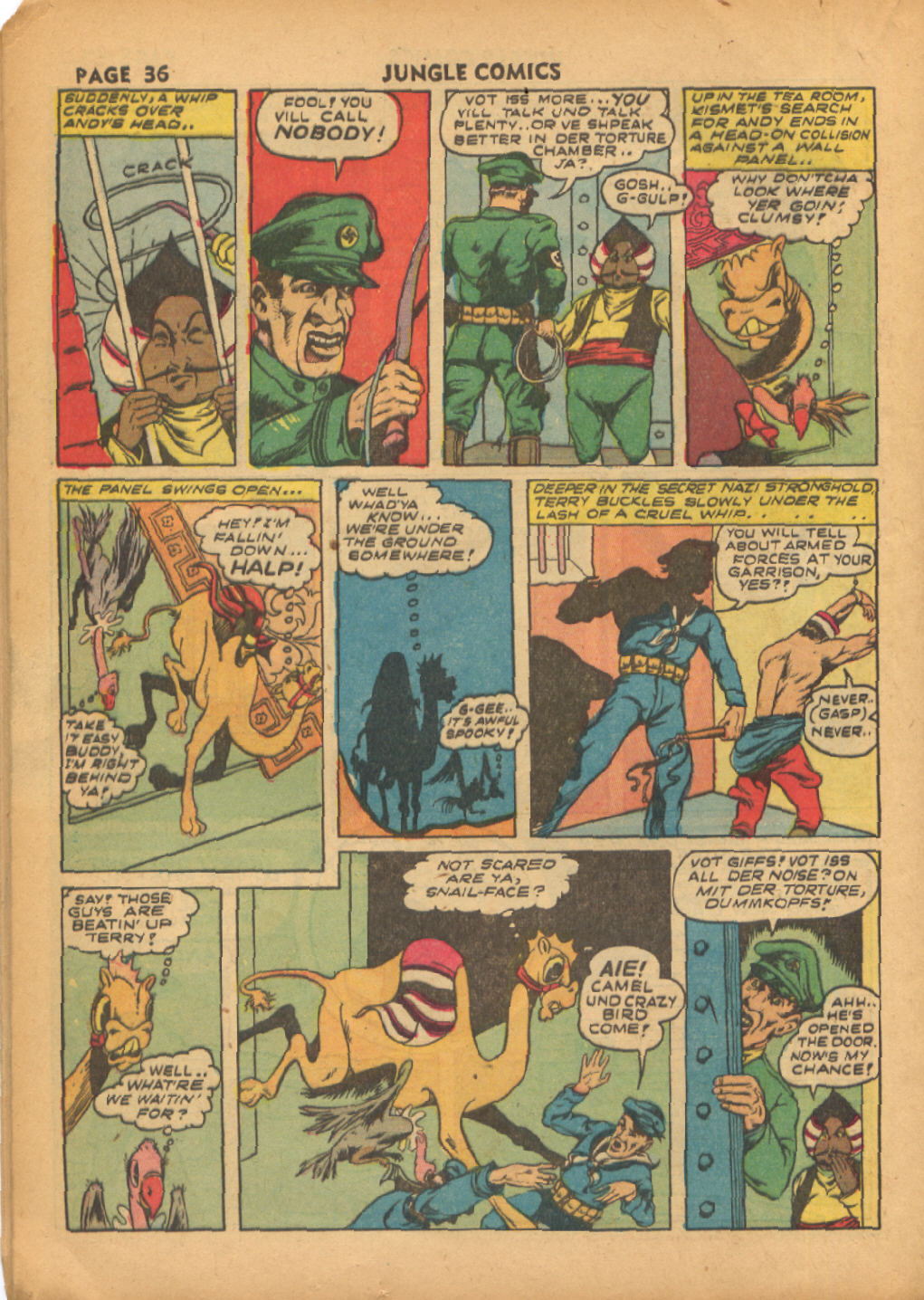 Read online Jungle Comics comic -  Issue #38 - 37