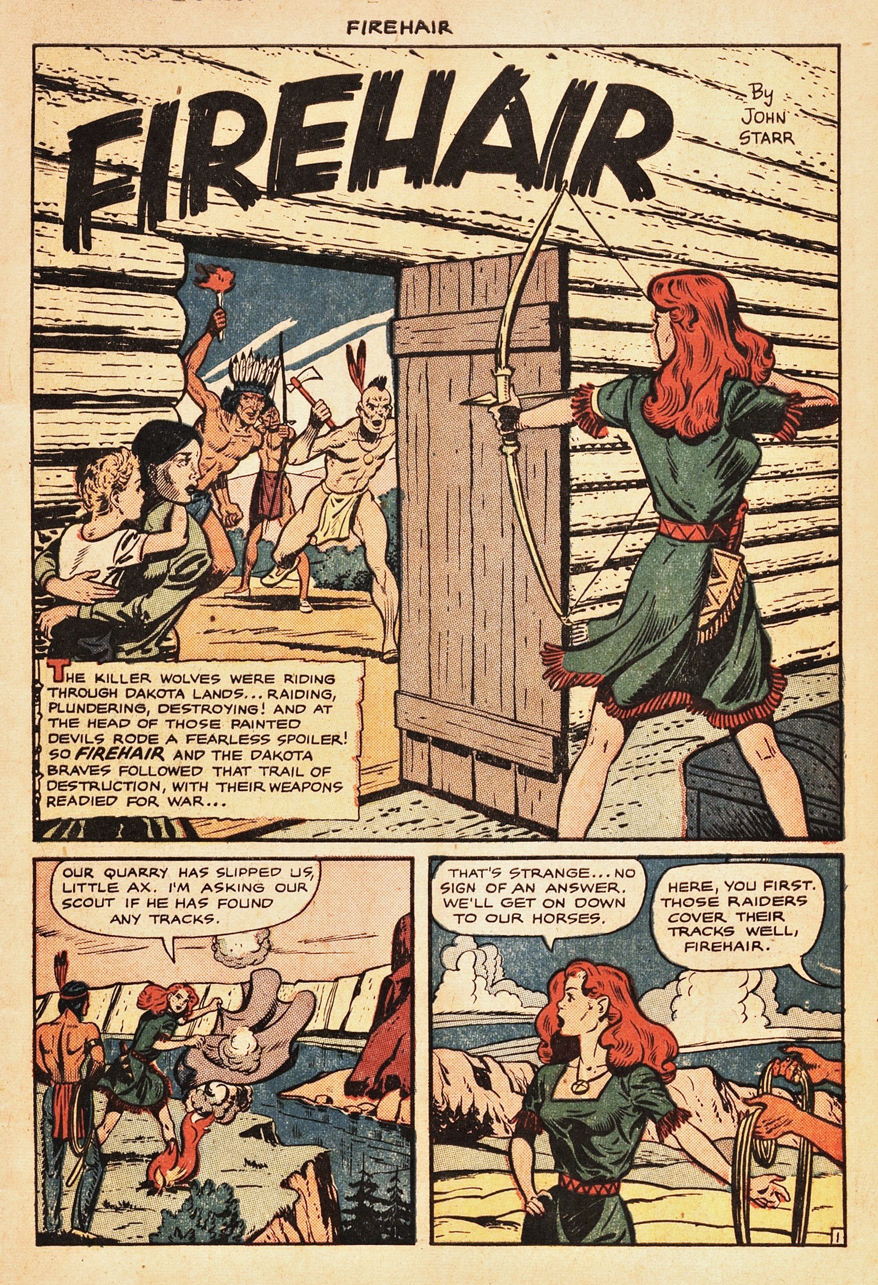 Read online Firehair (1951) comic -  Issue #7 - 3