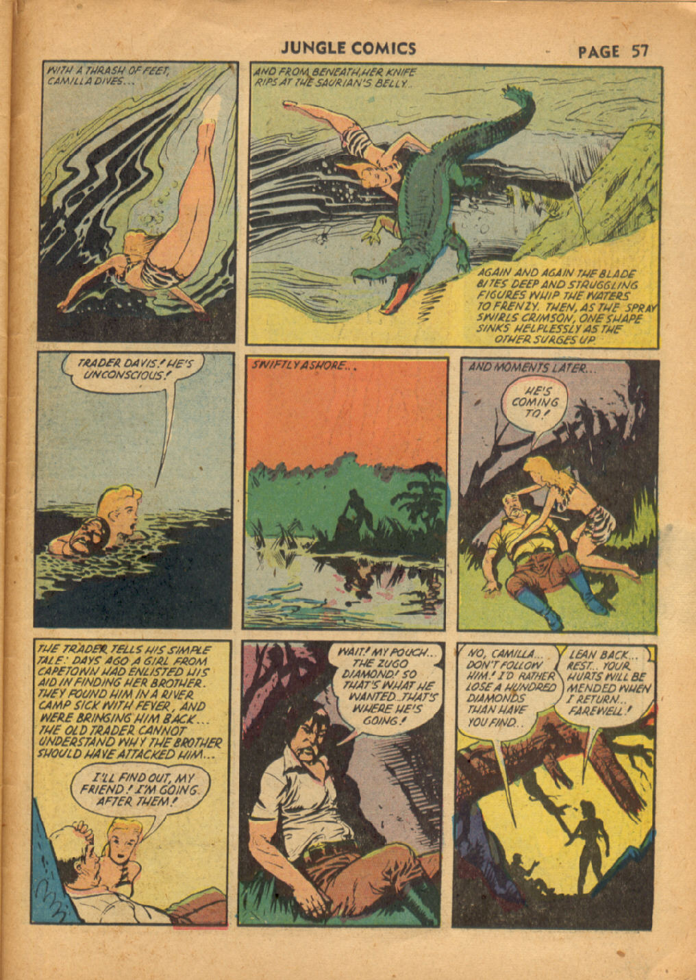 Read online Jungle Comics comic -  Issue #38 - 58