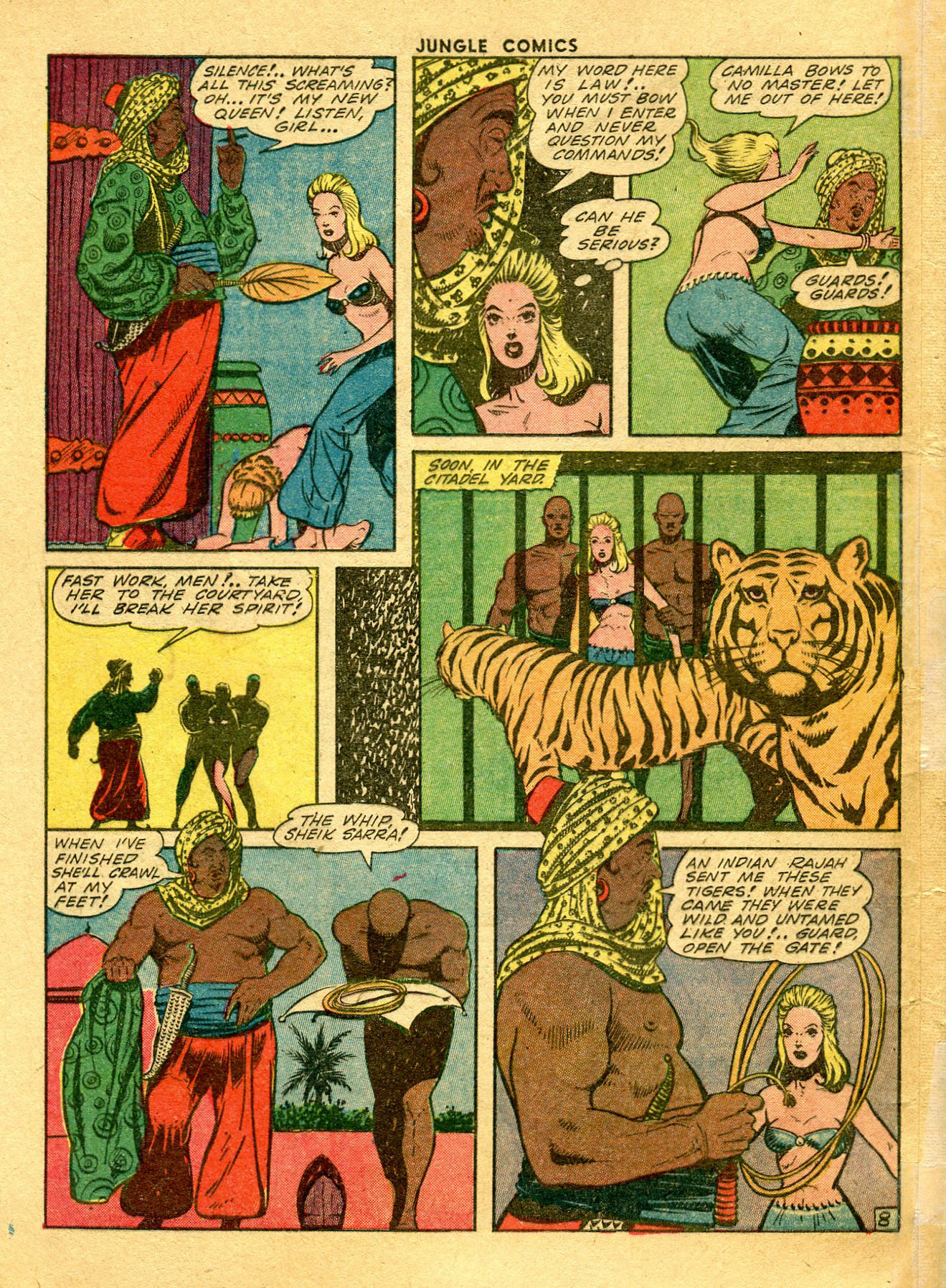 Read online Jungle Comics comic -  Issue #46 - 56