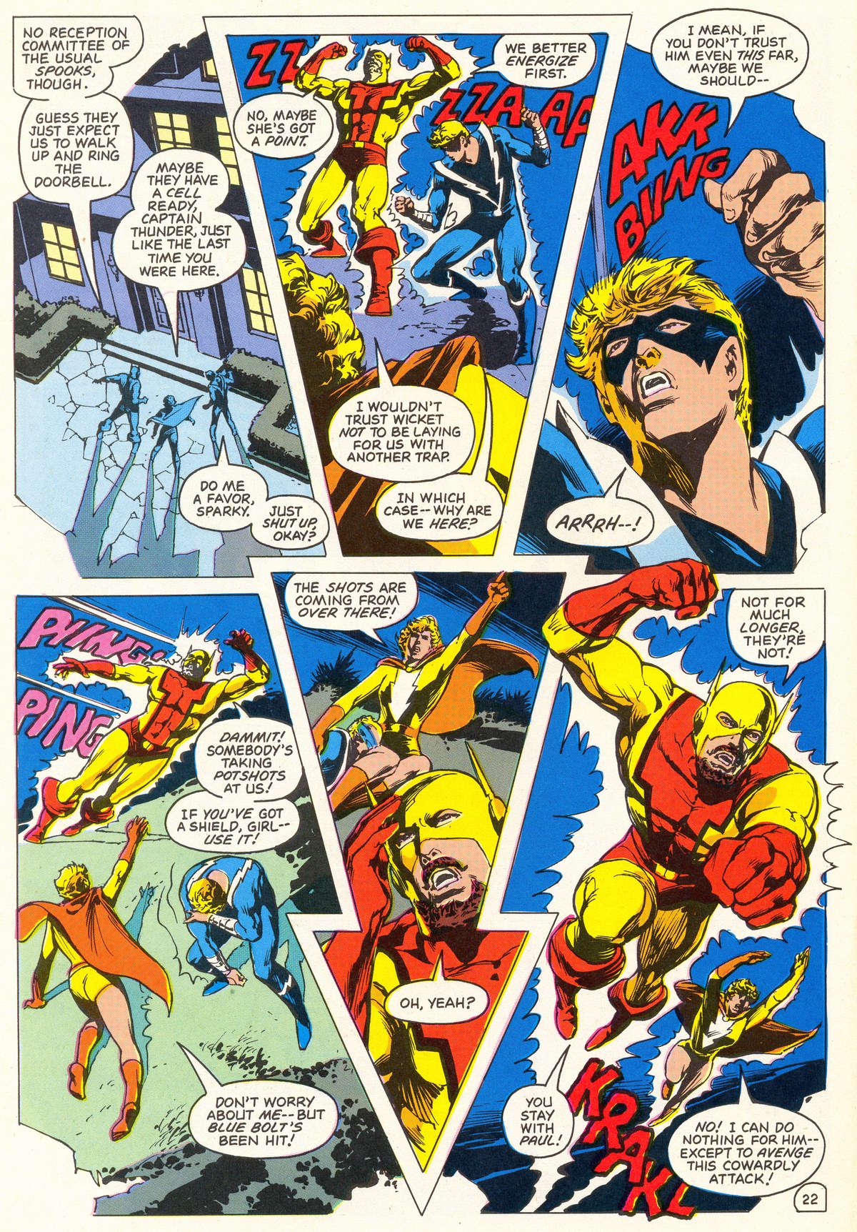 Read online Captain Thunder and Blue Bolt comic -  Issue #8 - 24
