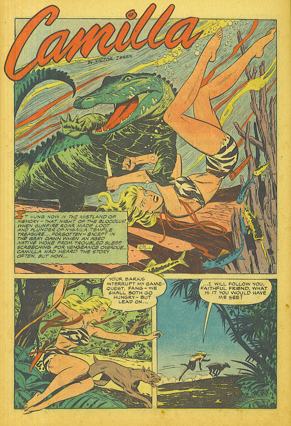 Read online Jungle Comics comic -  Issue #129 - 42