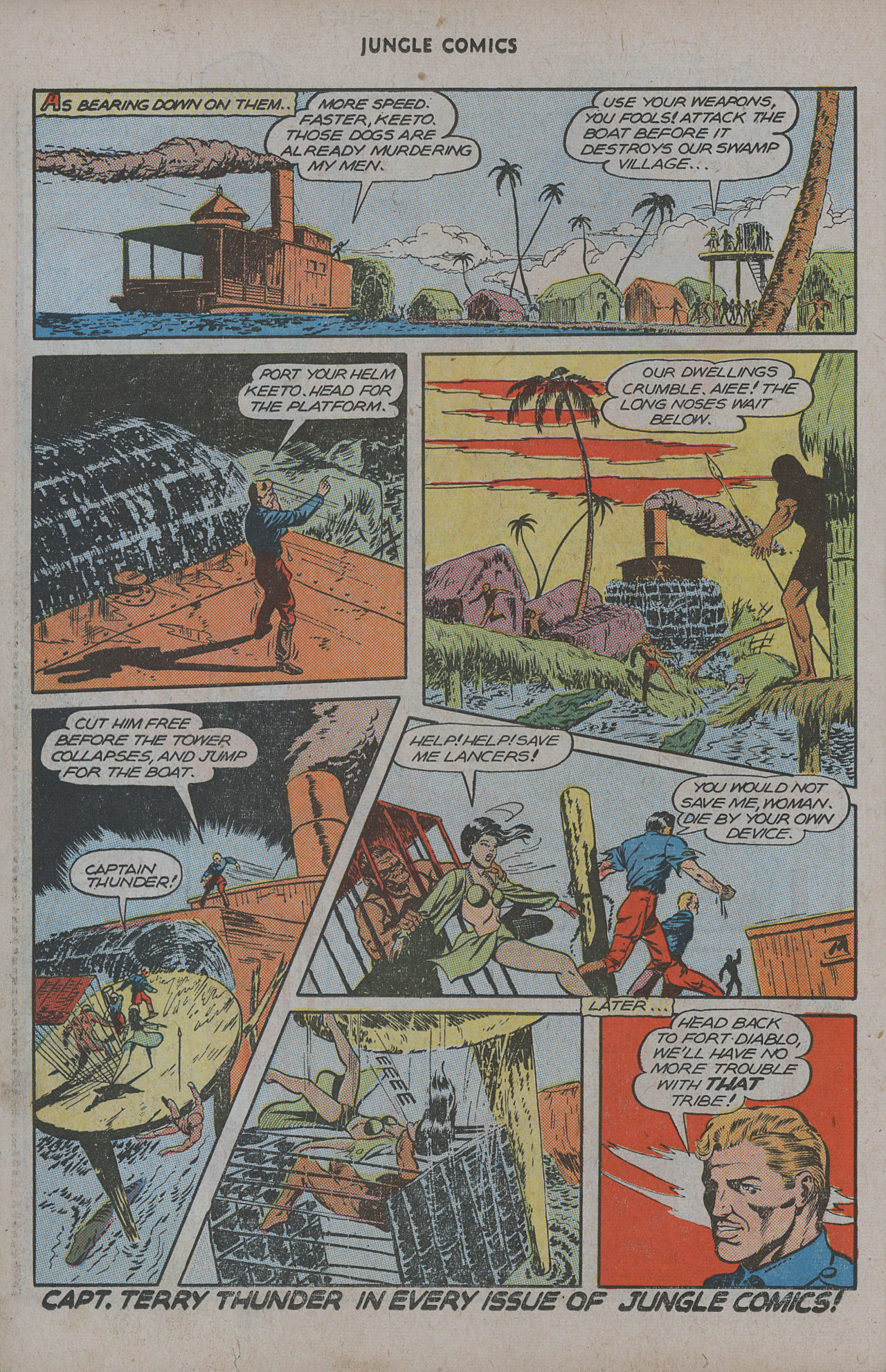 Read online Jungle Comics comic -  Issue #78 - 36