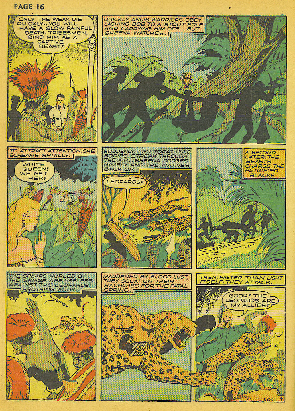 Read online Sheena, Queen of the Jungle (1942) comic -  Issue #1 - 17
