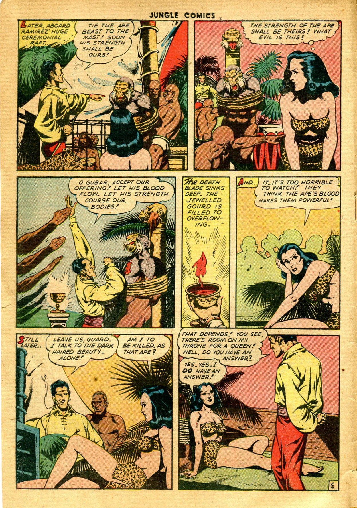 Read online Jungle Comics comic -  Issue #65 - 8