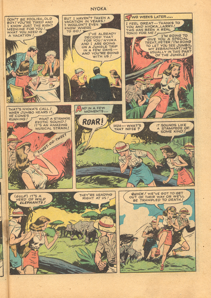 Read online Nyoka the Jungle Girl (1945) comic -  Issue #29 - 33