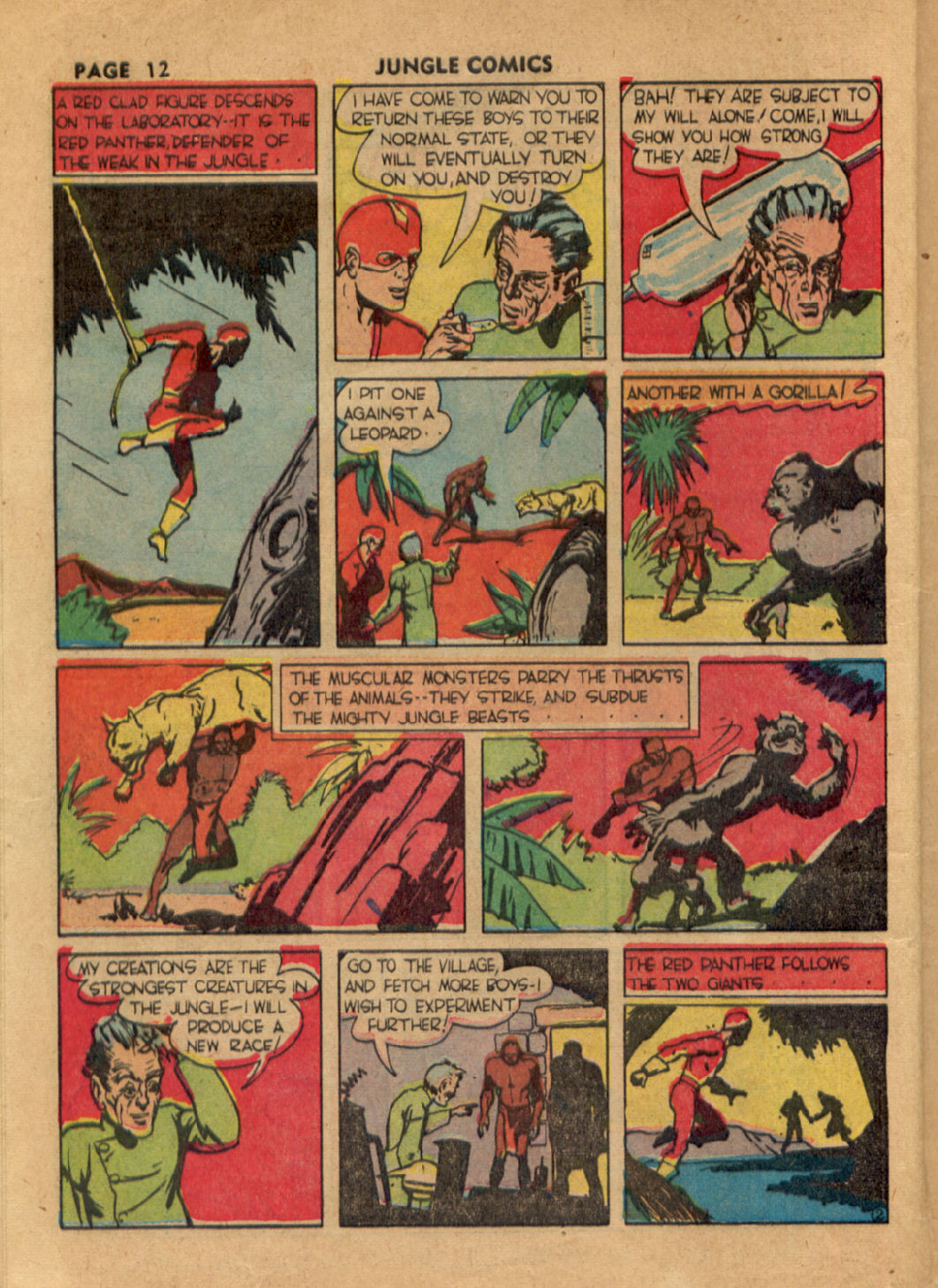 Read online Jungle Comics comic -  Issue #9 - 12