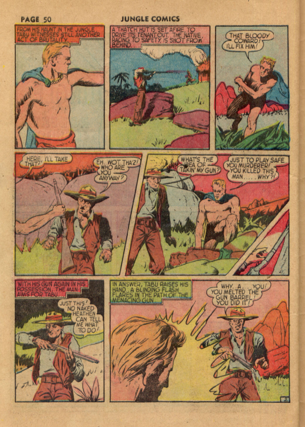 Read online Jungle Comics comic -  Issue #9 - 50
