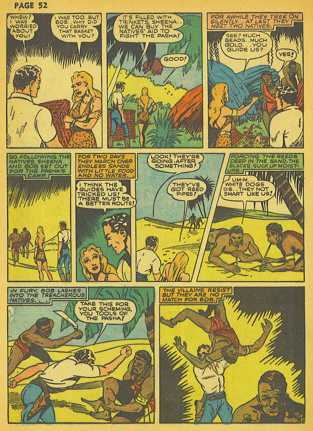 Read online Sheena, Queen of the Jungle (1942) comic -  Issue #1 - 51