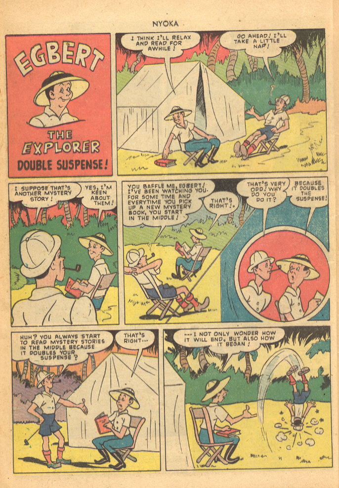 Read online Nyoka the Jungle Girl (1945) comic -  Issue #35 - 36