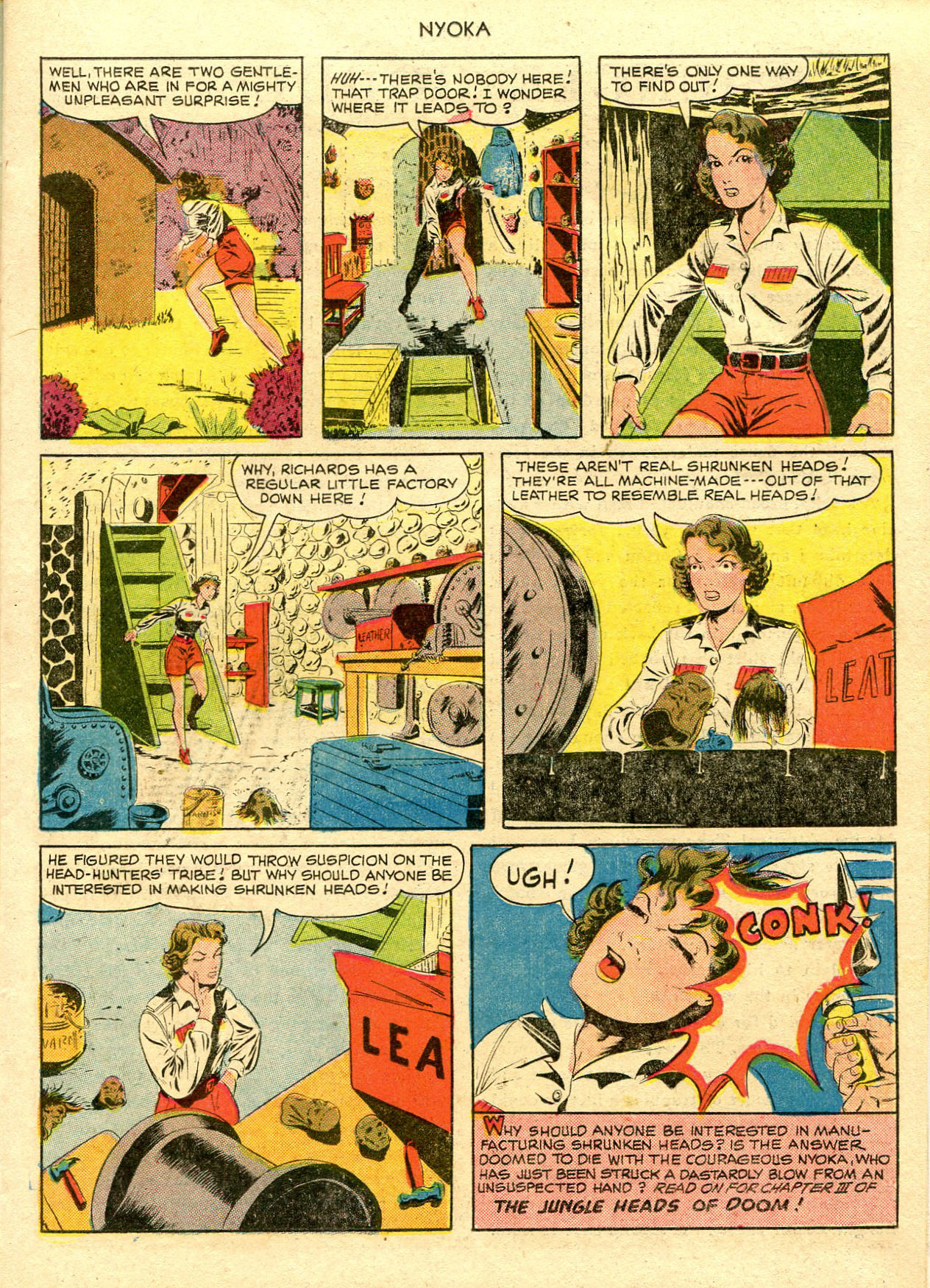 Read online Nyoka the Jungle Girl (1945) comic -  Issue #45 - 15