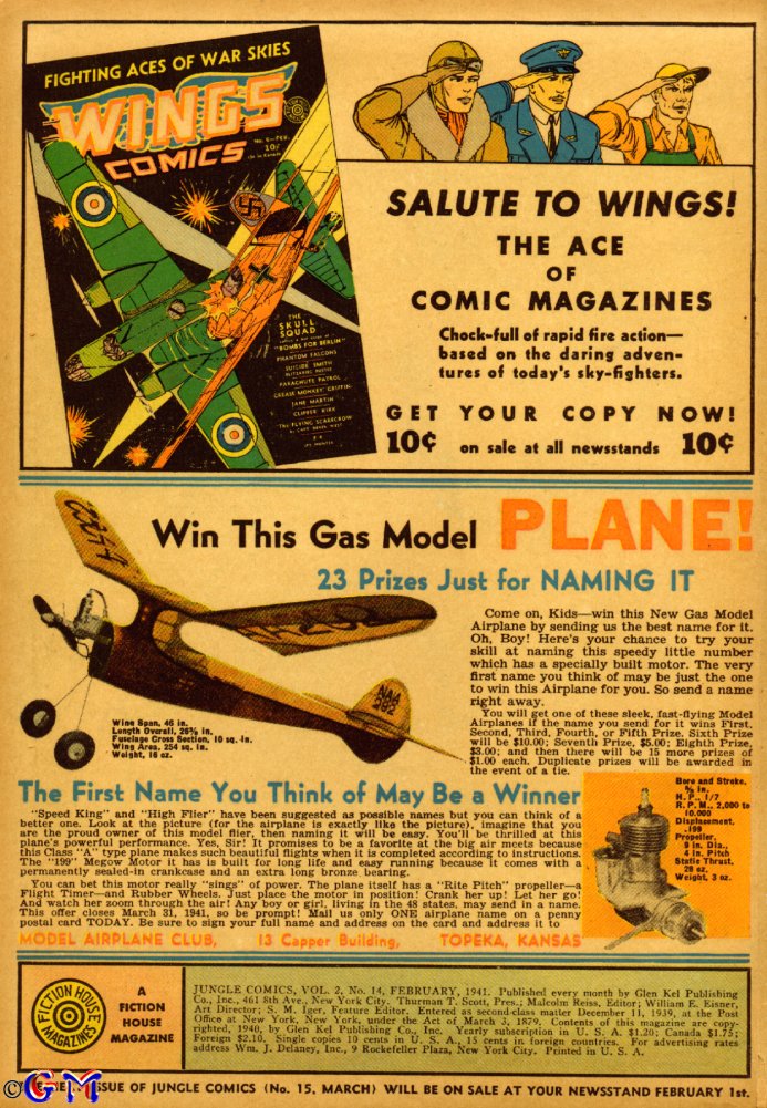 Read online Jungle Comics comic -  Issue #14 - 2