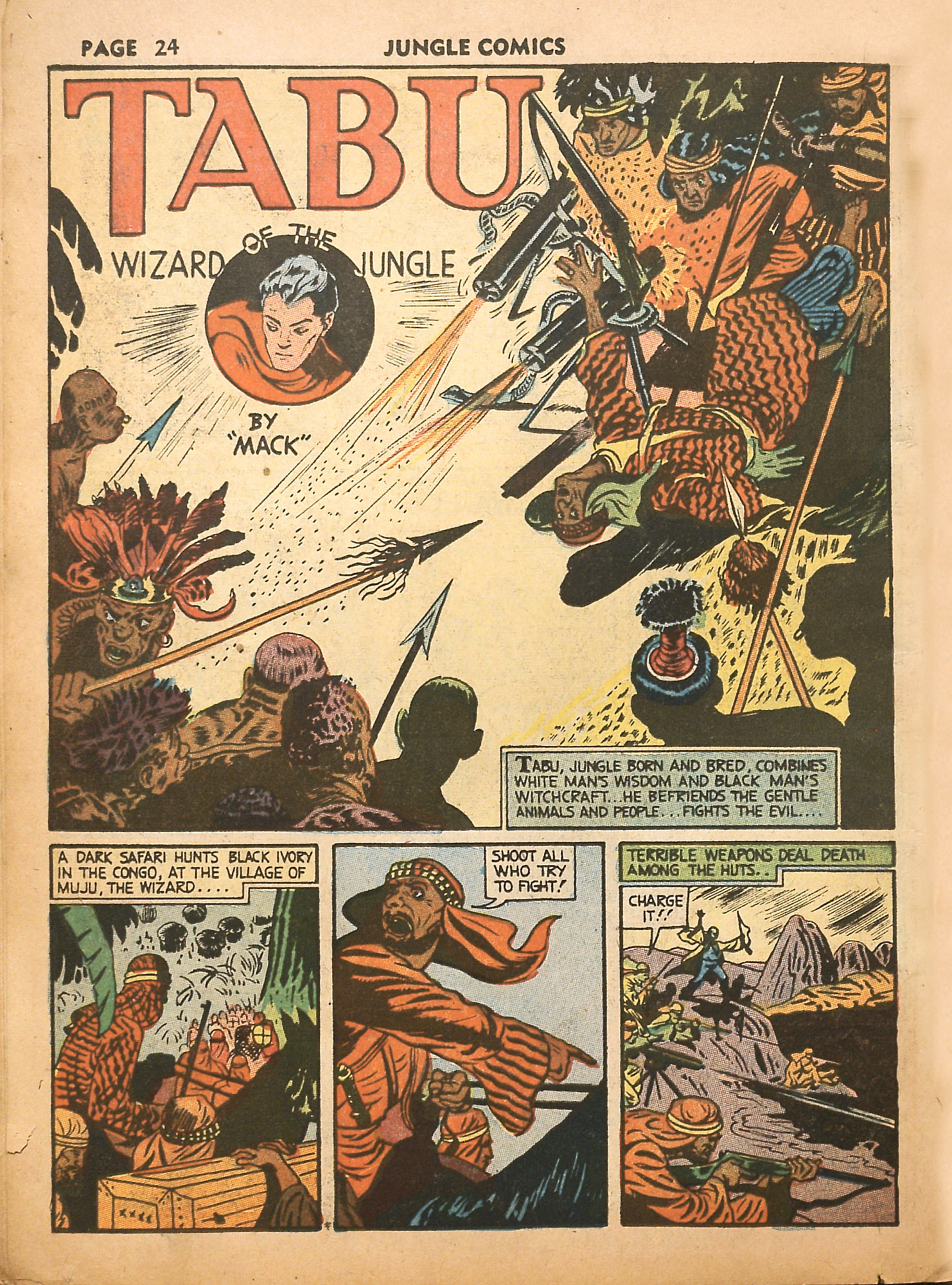 Read online Jungle Comics comic -  Issue #16 - 26