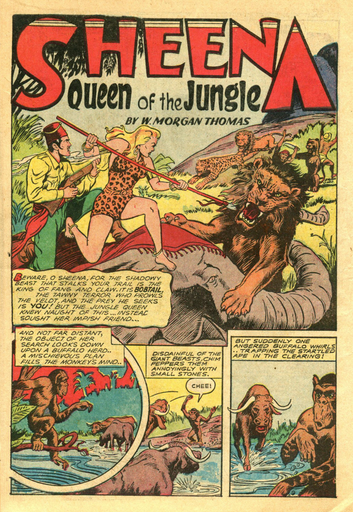 Read online Sheena, Queen of the Jungle (1942) comic -  Issue #6 - 14