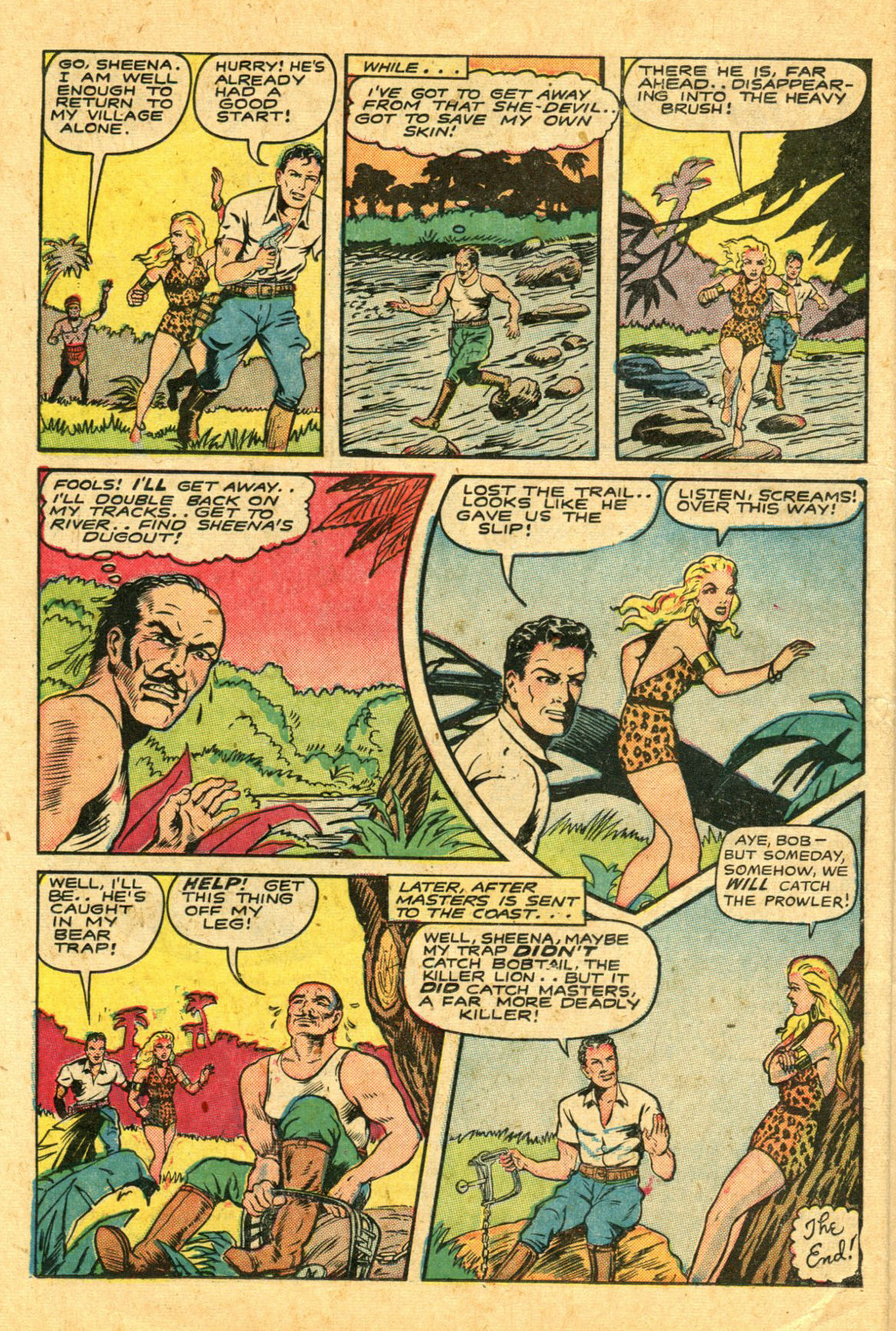 Read online Sheena, Queen of the Jungle (1942) comic -  Issue #6 - 36