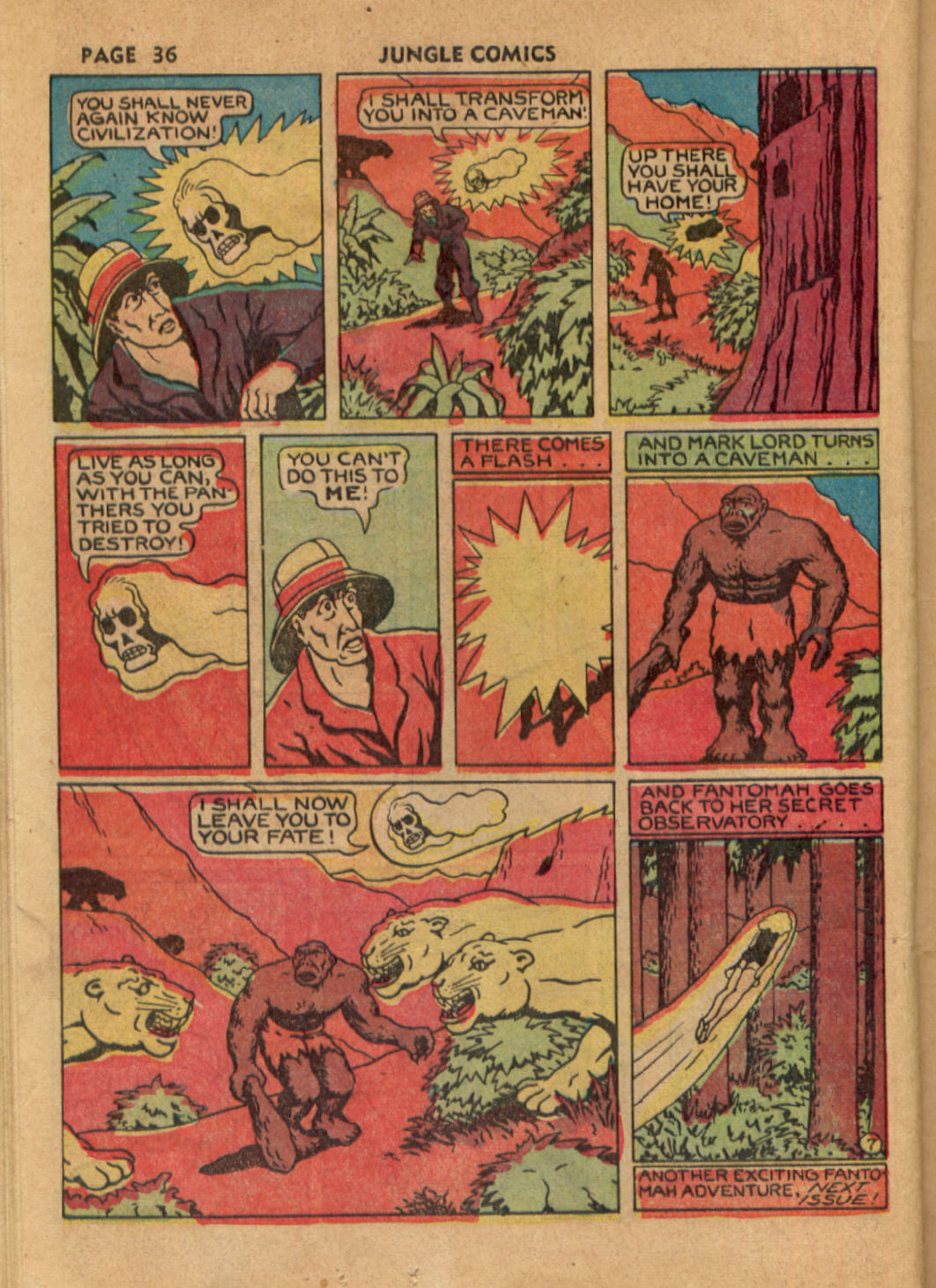 Read online Jungle Comics comic -  Issue #9 - 36